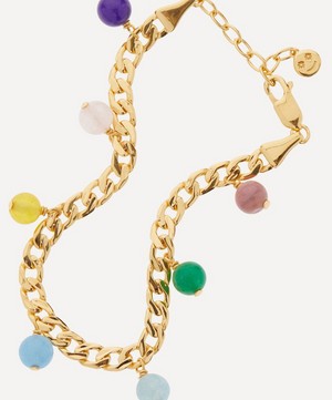 Rachel Jackson - 22ct Gold-Plated Rainbow Drop Bon Bon Charm Bracelet image number 2