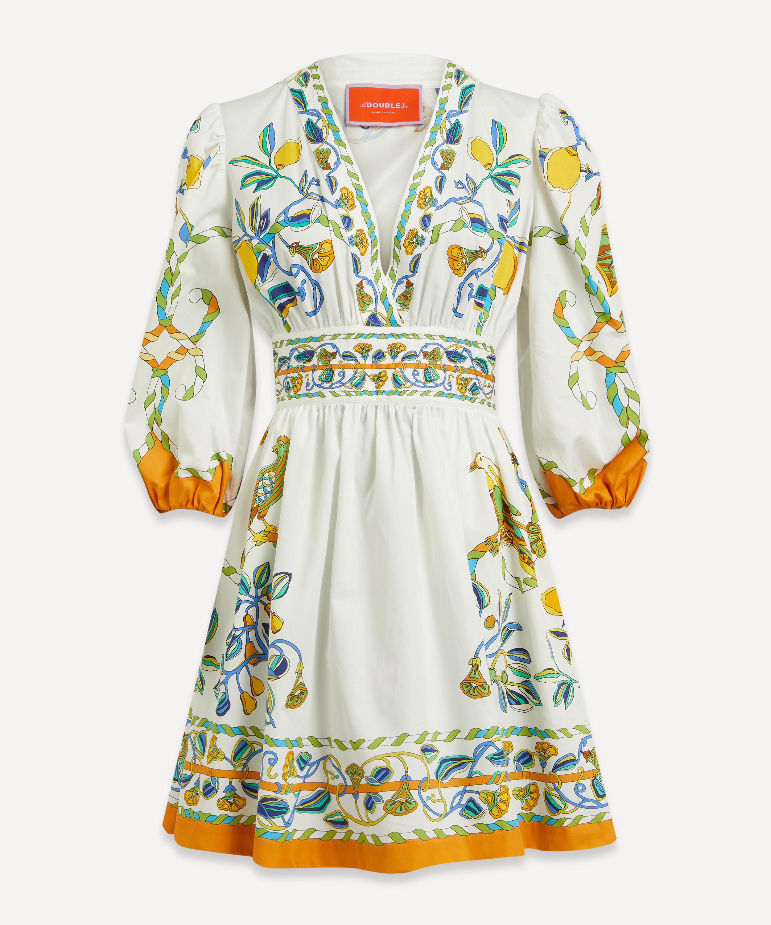 La DoubleJ - Margherita Cotton Poplin Mini-Dress image number 0