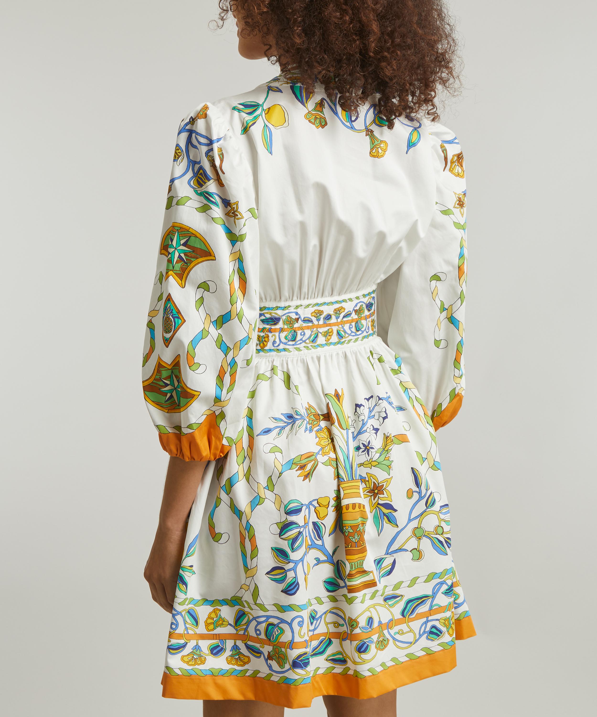 La DoubleJ - Margherita Cotton Poplin Mini-Dress image number 3