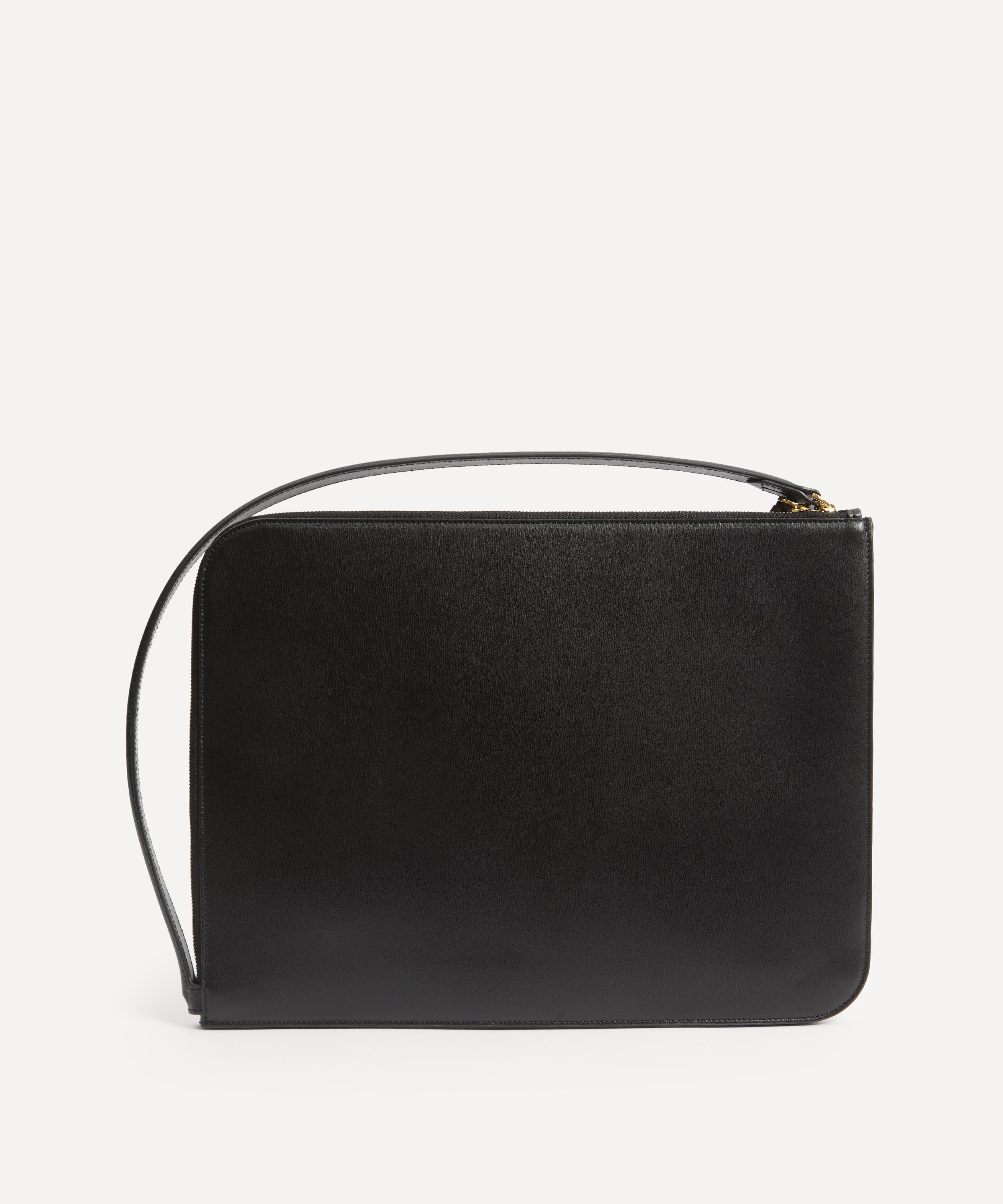 Toteme - Slim Leather Tote Bag image number 3