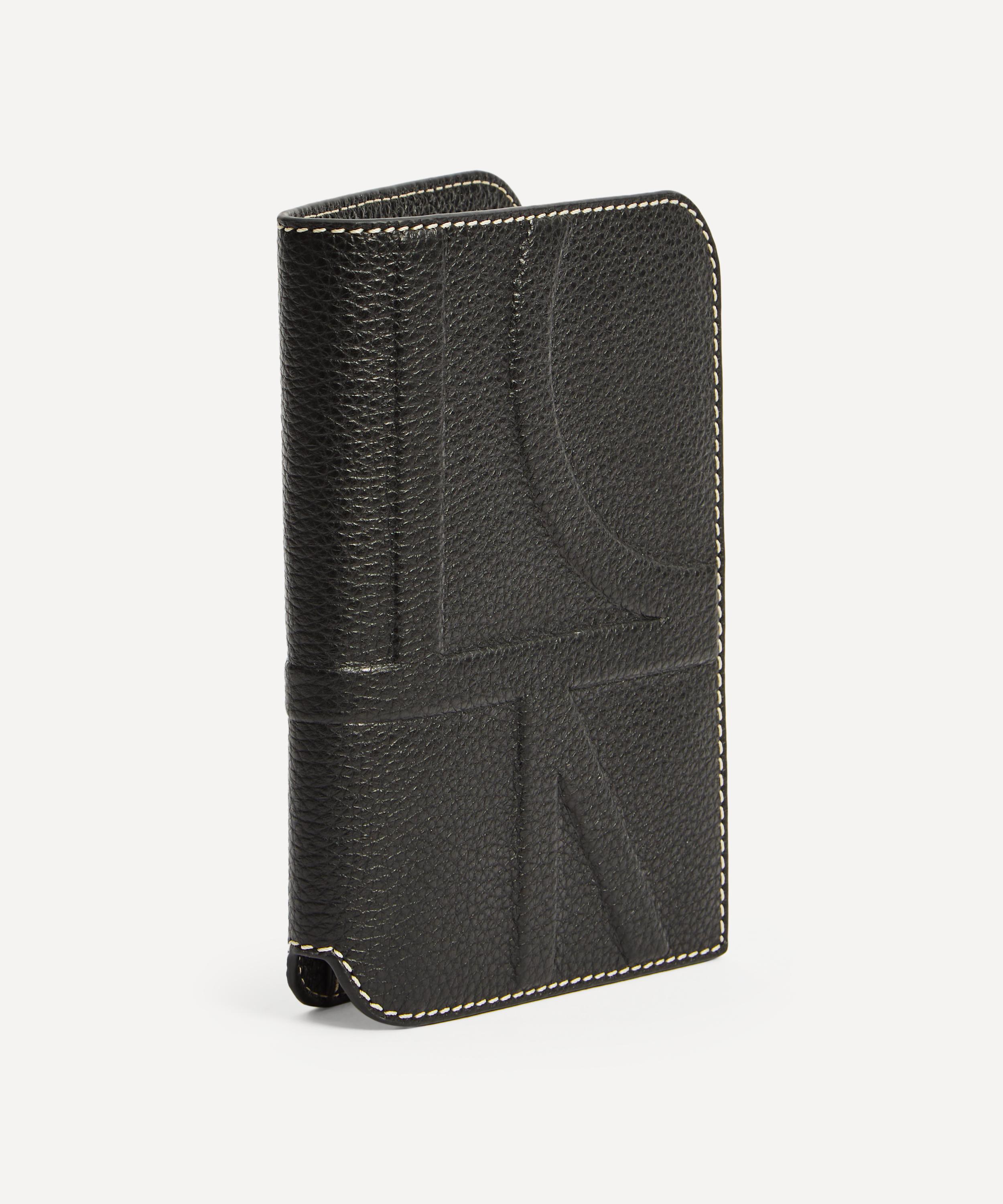 Toteme - Monogram Leather Passport Holder image number 1