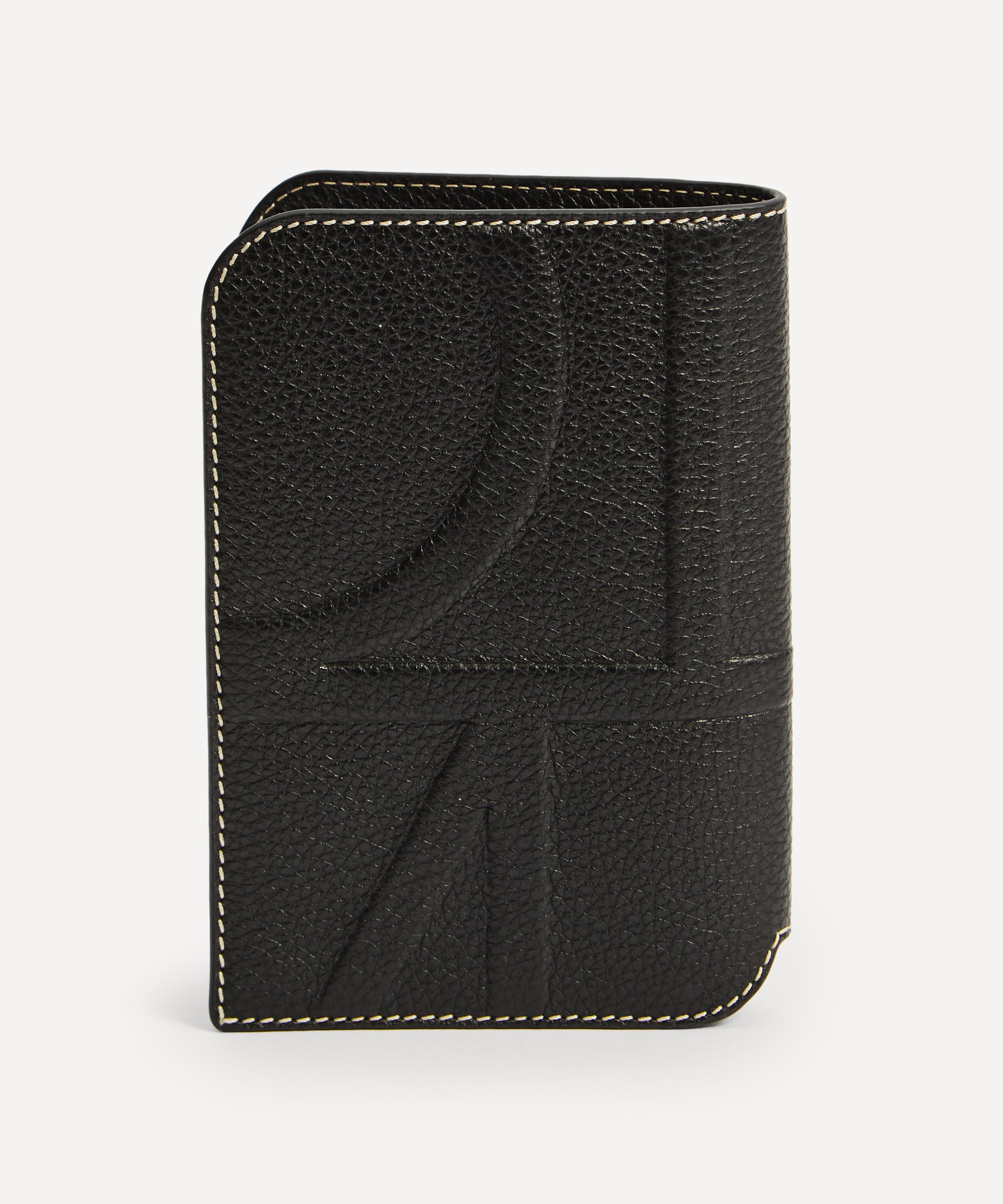 Toteme Monogram Leather Passport Holder