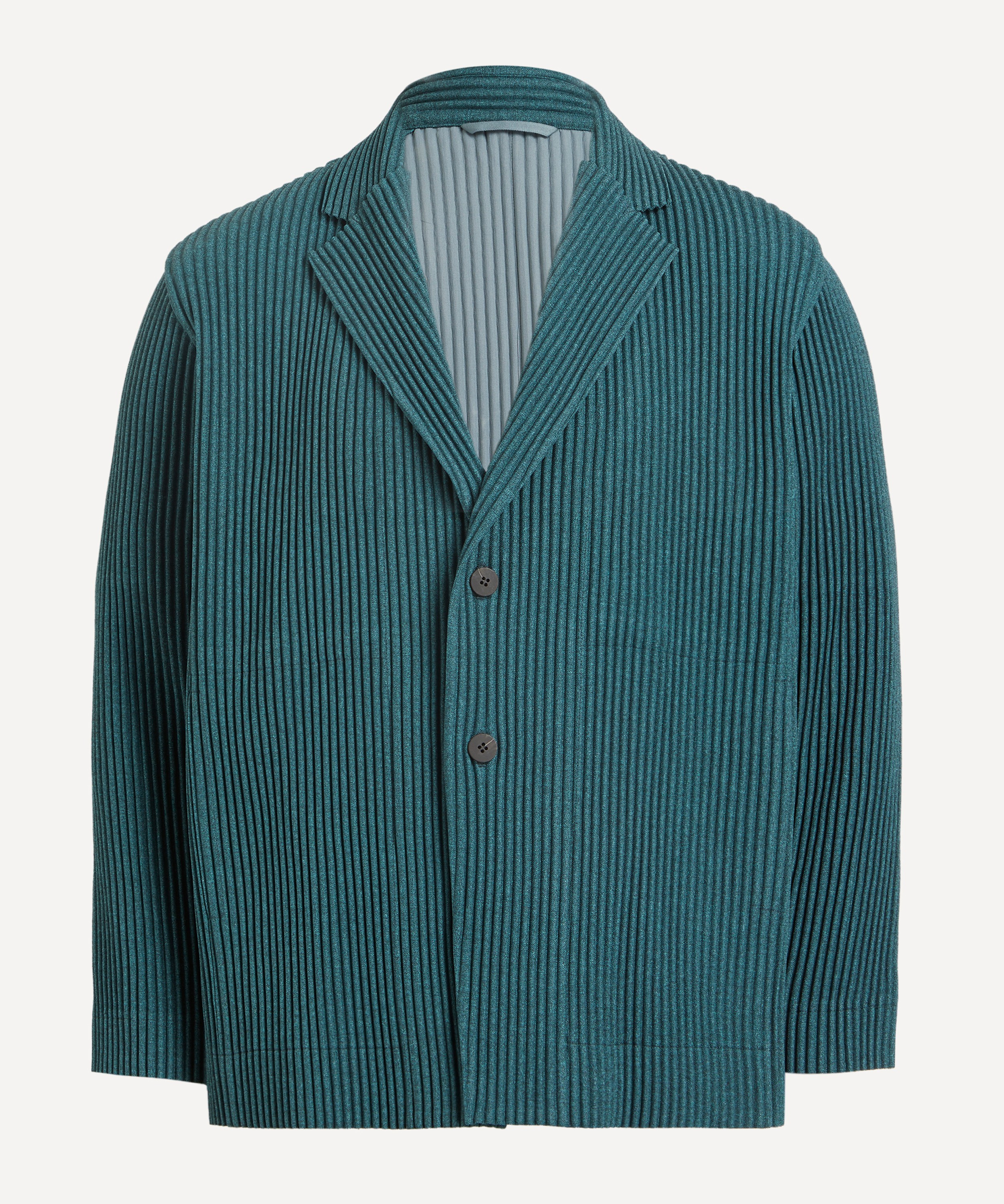 Wool Like Light Pleated Jacket