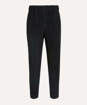 Pleated Centre-Crease Trousers