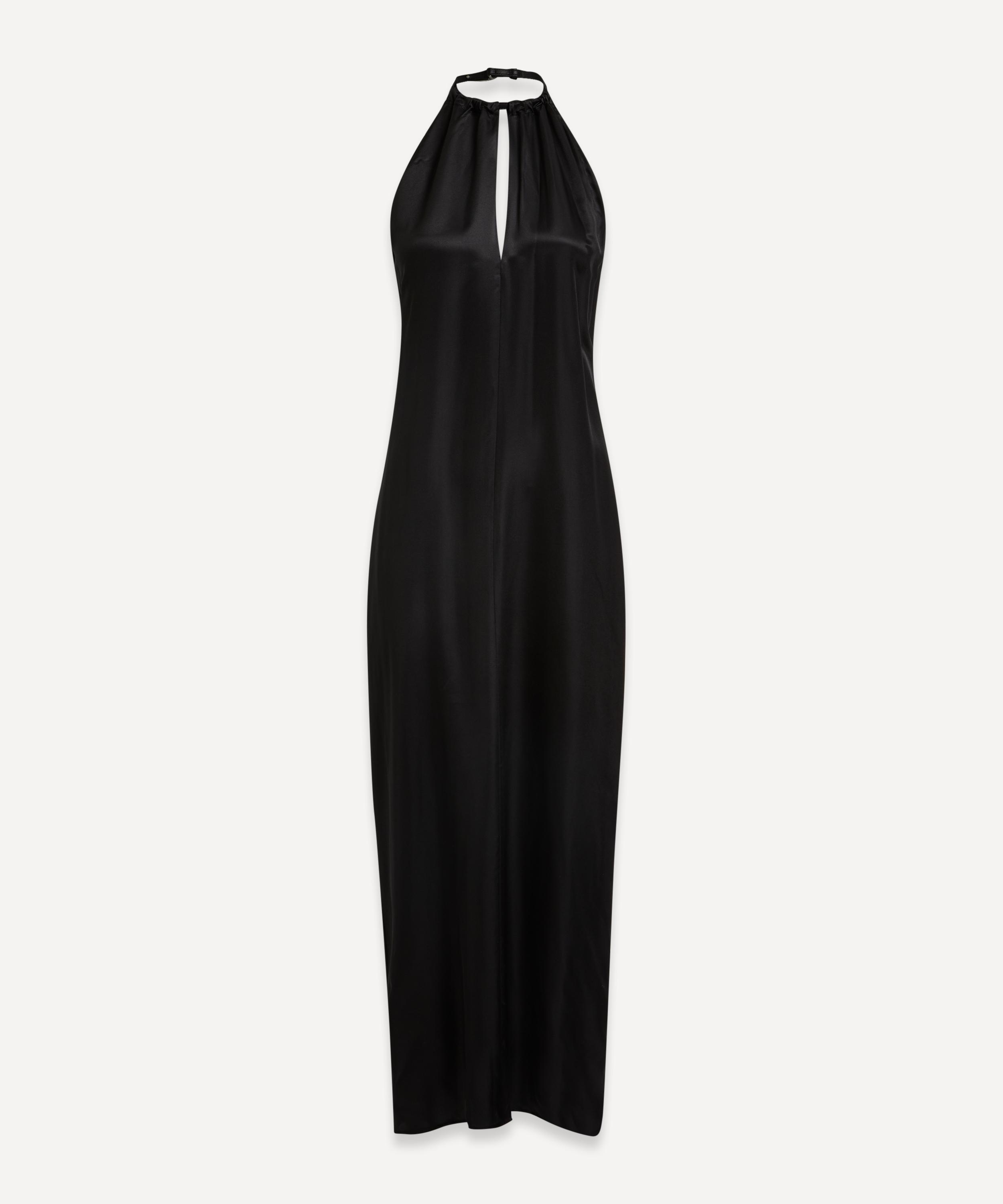 Acne Studios - Satin Halter-Neck Dress image number 0