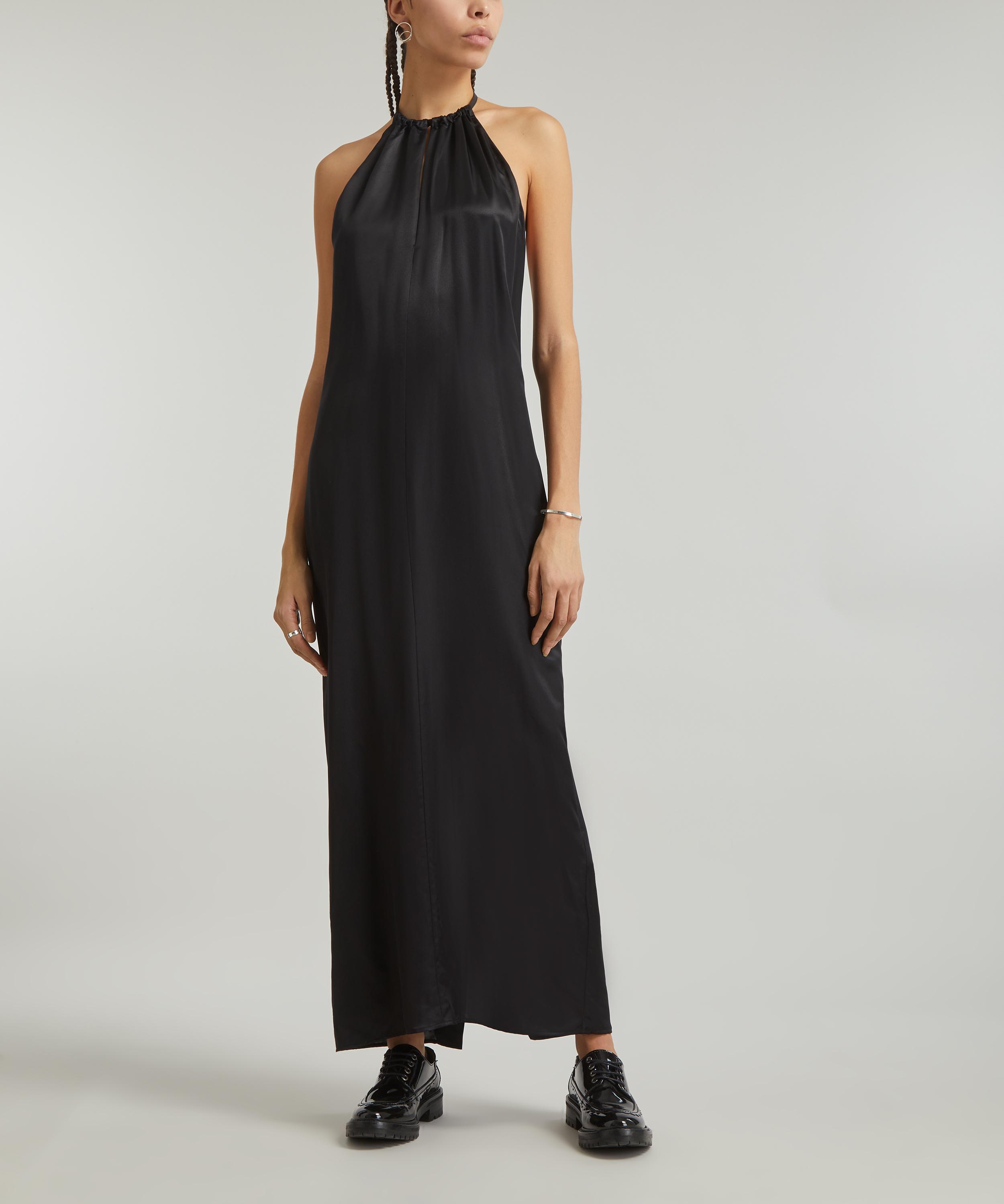 Acne Studios - Satin Halter-Neck Dress image number 2