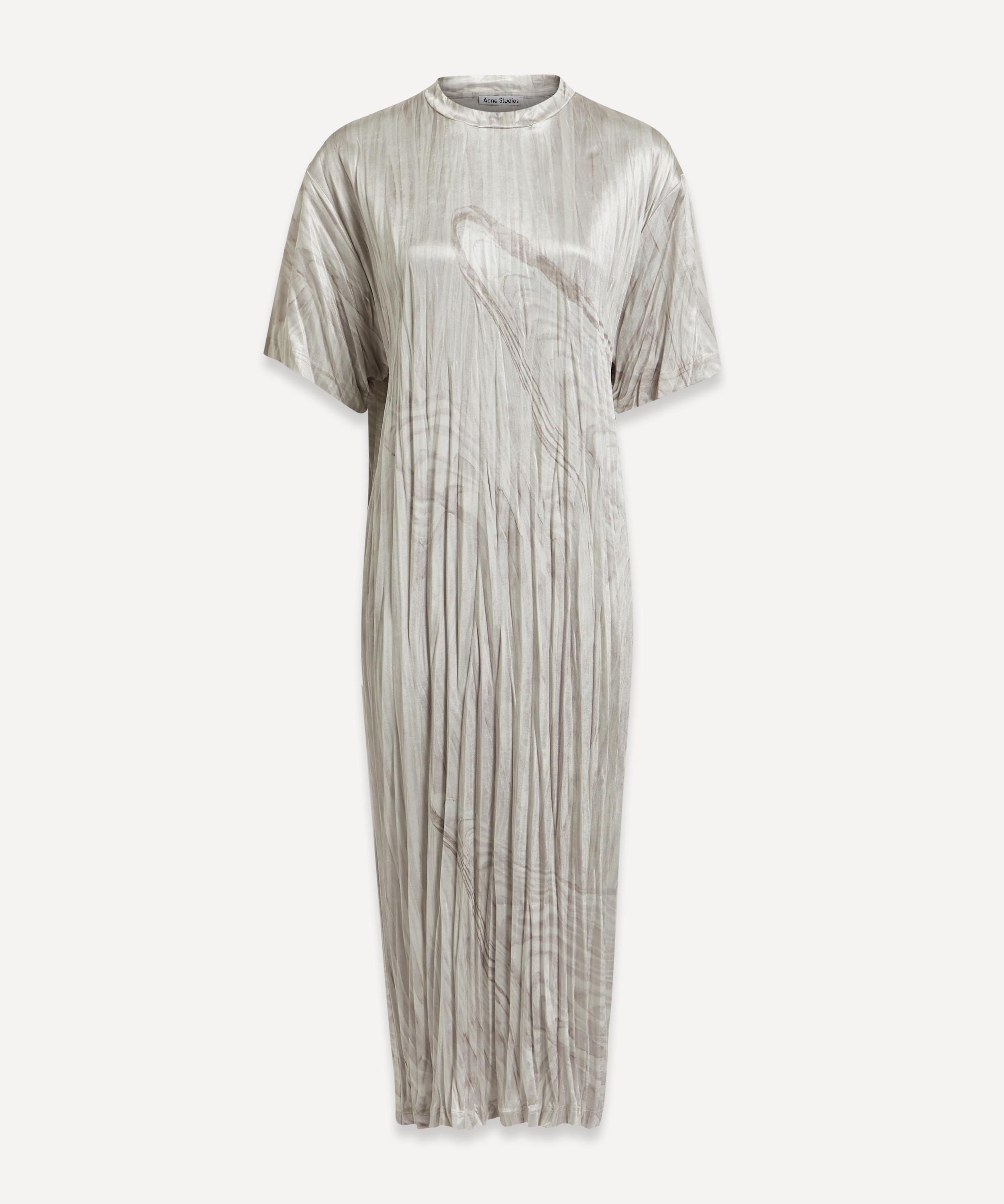 Pleated t shirt dress hotsell