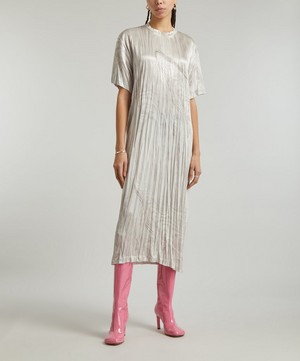Acne Studios - Pleated T-Shirt Dress image number 2