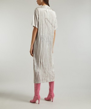 Acne Studios - Pleated T-Shirt Dress image number 3