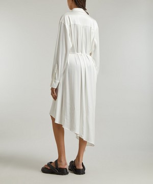 Acne Studios - Cut-Out Asymmetric Shirtdress image number 3