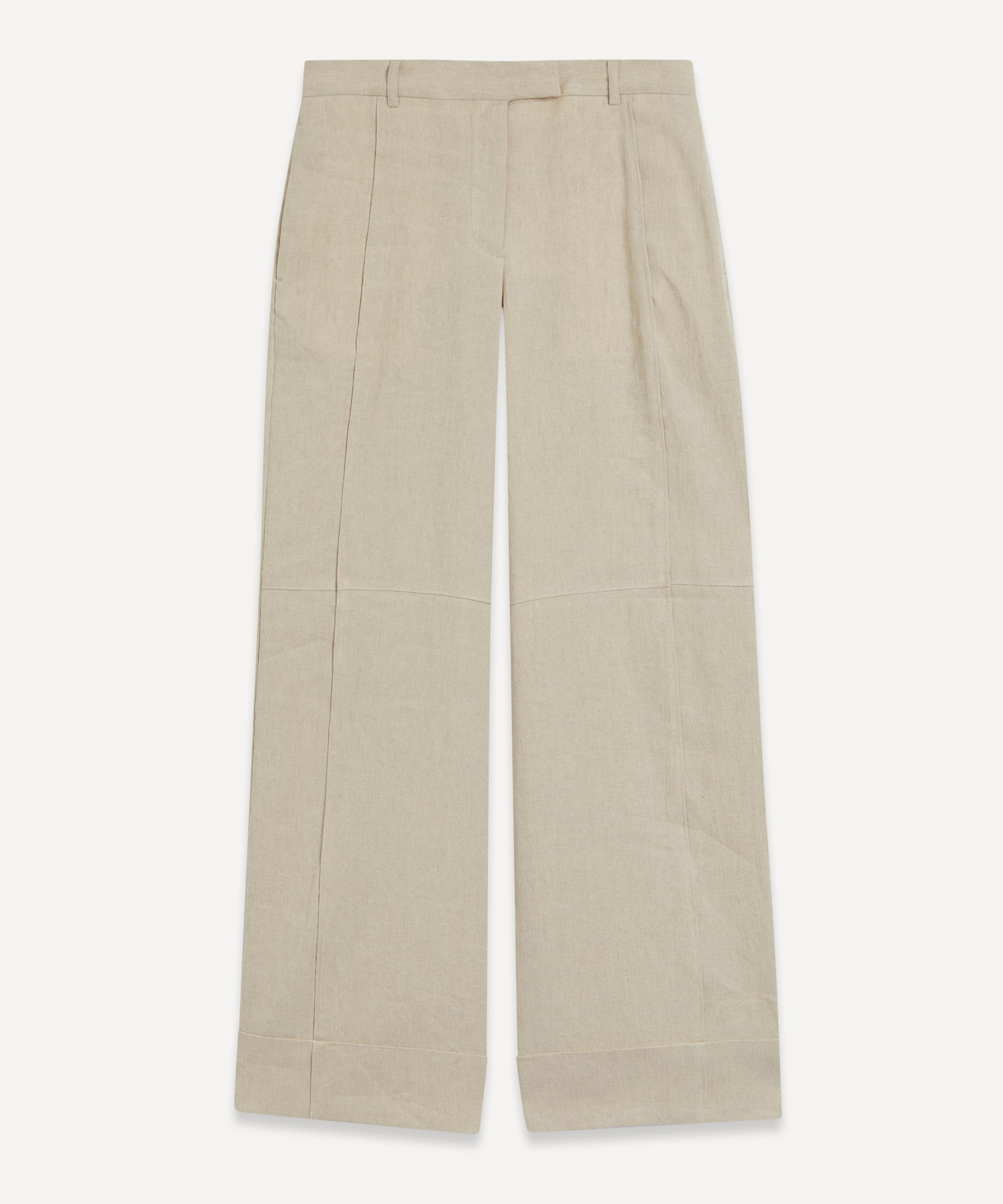 Acne Studios Tailored Linen-Blend Trousers | Liberty