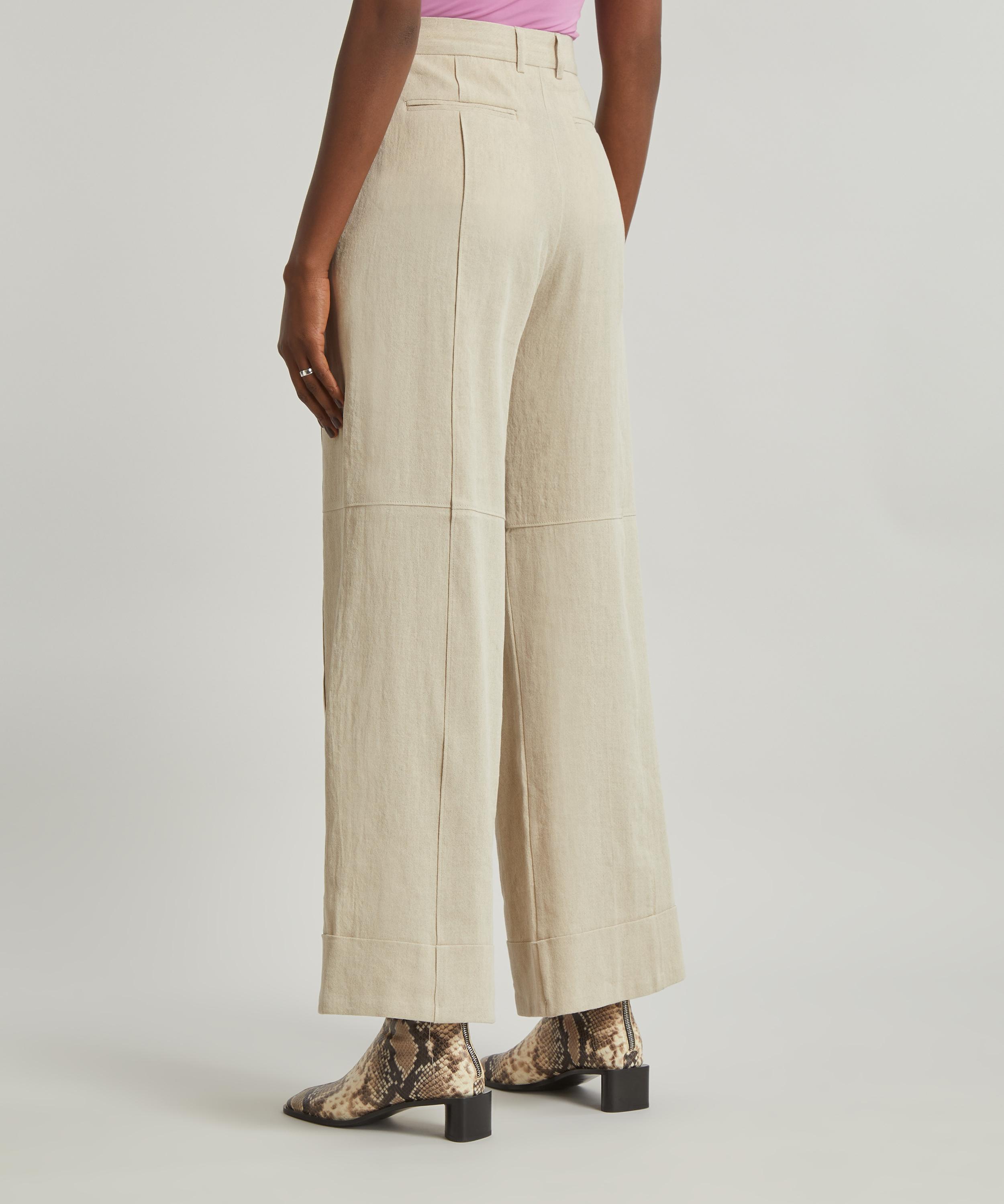 Acne Studios Tailored Linen-Blend Trousers