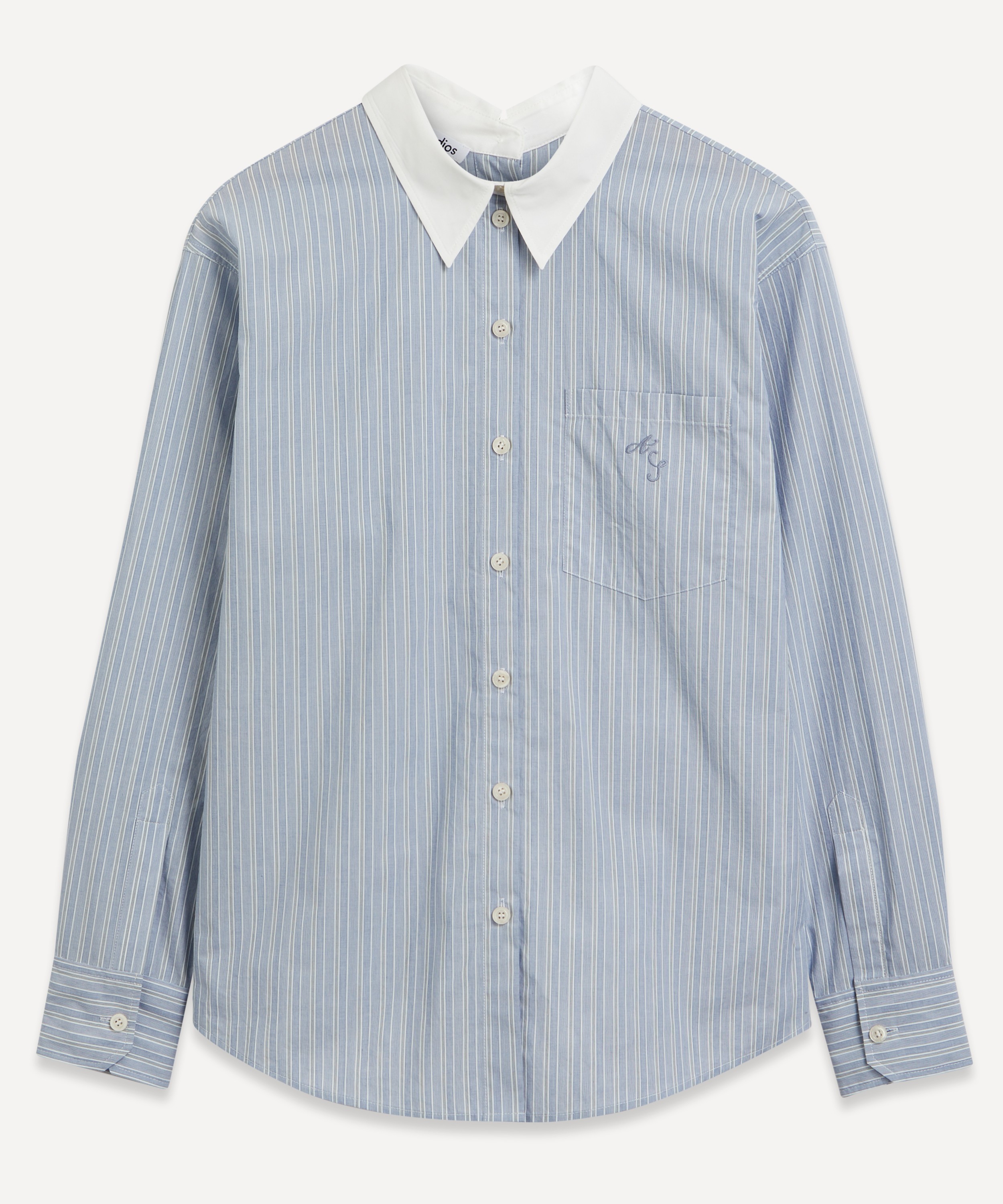 Acne Studios - Striped Cotton Shirt image number 0