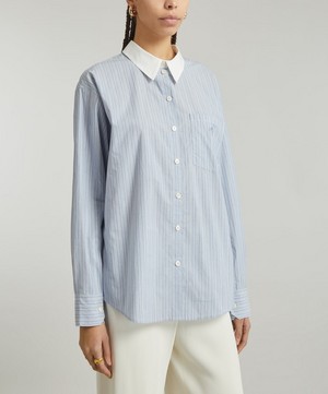 Acne Studios - Striped Cotton Shirt image number 2