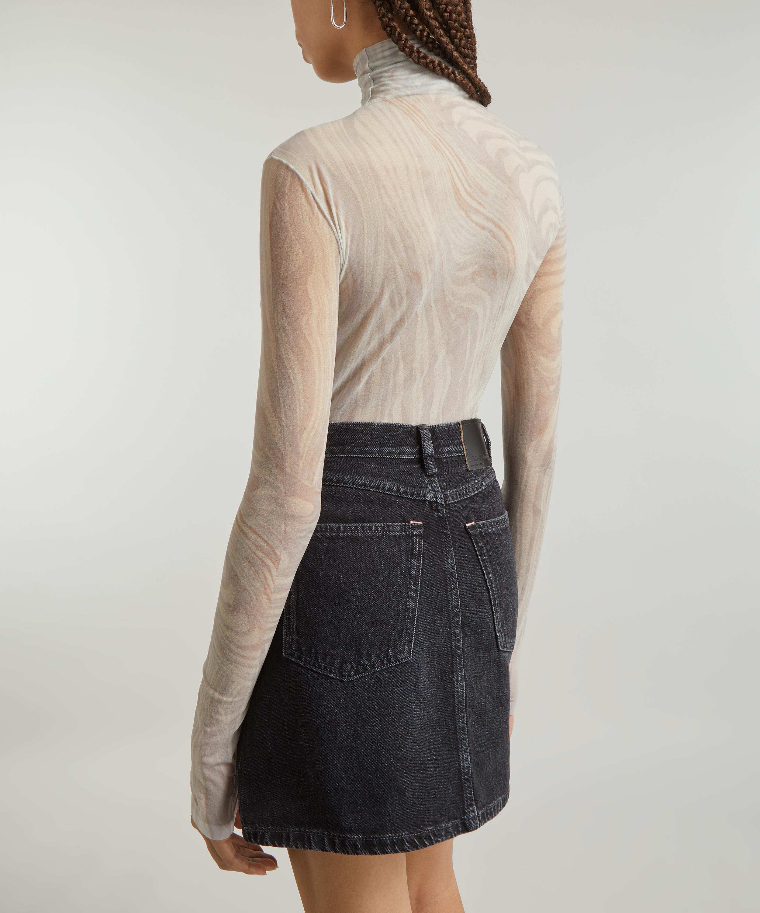 Acne Studios - Swirl-Print High-Neck Top image number 3