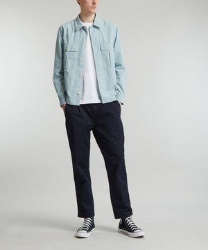PS Paul Smith - Sky Blue Two-Pocket Overshirt image number 1