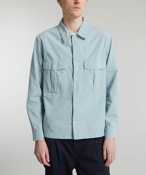 PS Paul Smith - Sky Blue Two-Pocket Overshirt image number 2