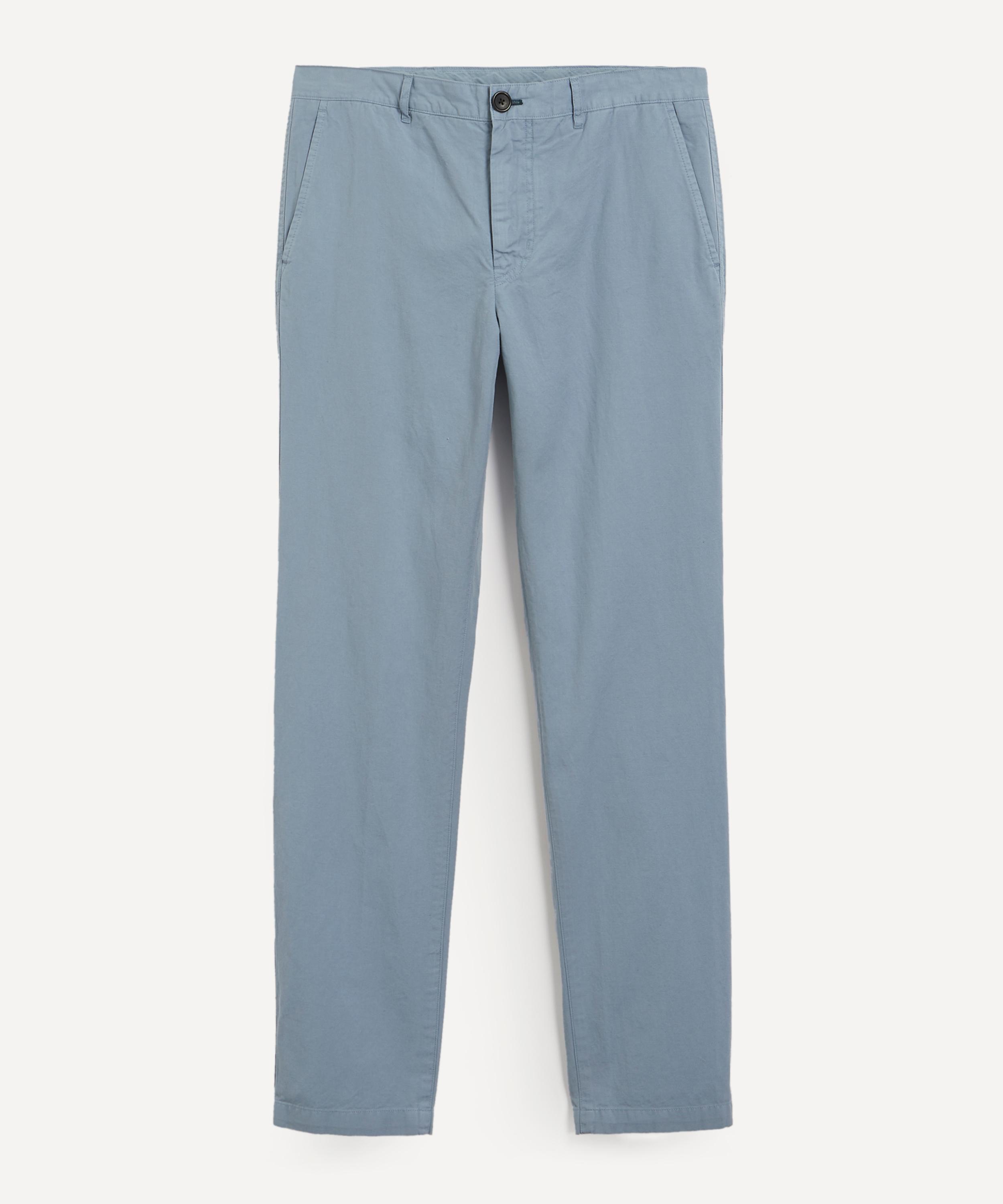 PS Paul Smith - Cotton and Linen Mid-Fit Chino Trousers image number 0