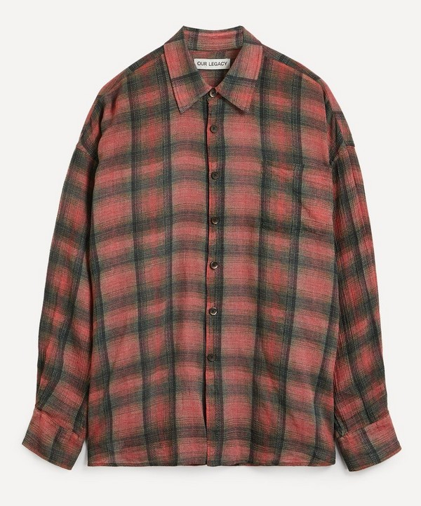 Our Legacy - Borrowed Big Lumbercheck Shirt image number null