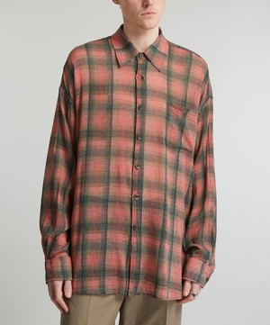 Our Legacy - Borrowed Big Lumbercheck Shirt image number 2