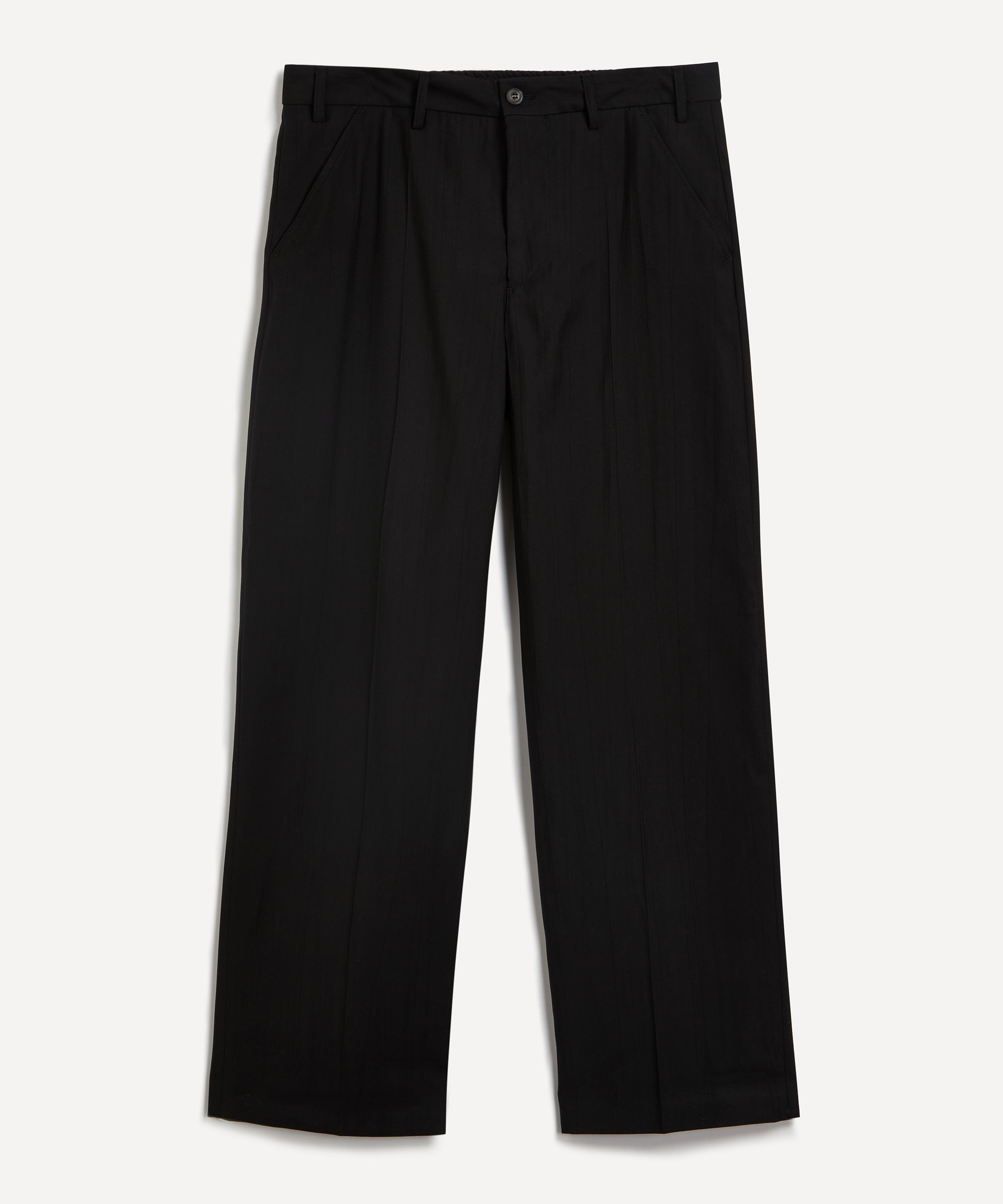 Margot High Waist Sailor Trousers in Stone Linen (Last Chance