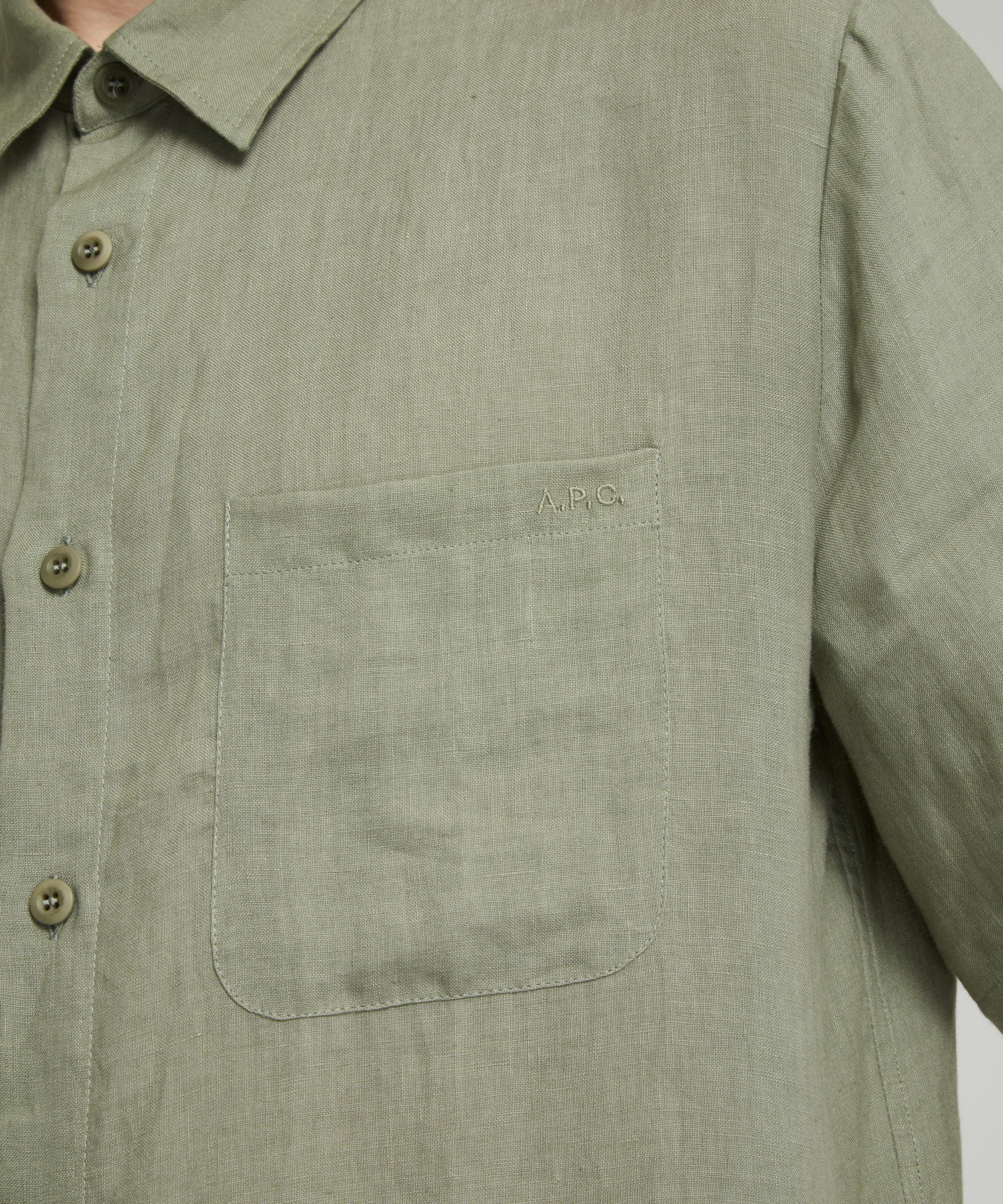 A.P.C. - Bellini Logo Short-Sleeve Shirt image number 4