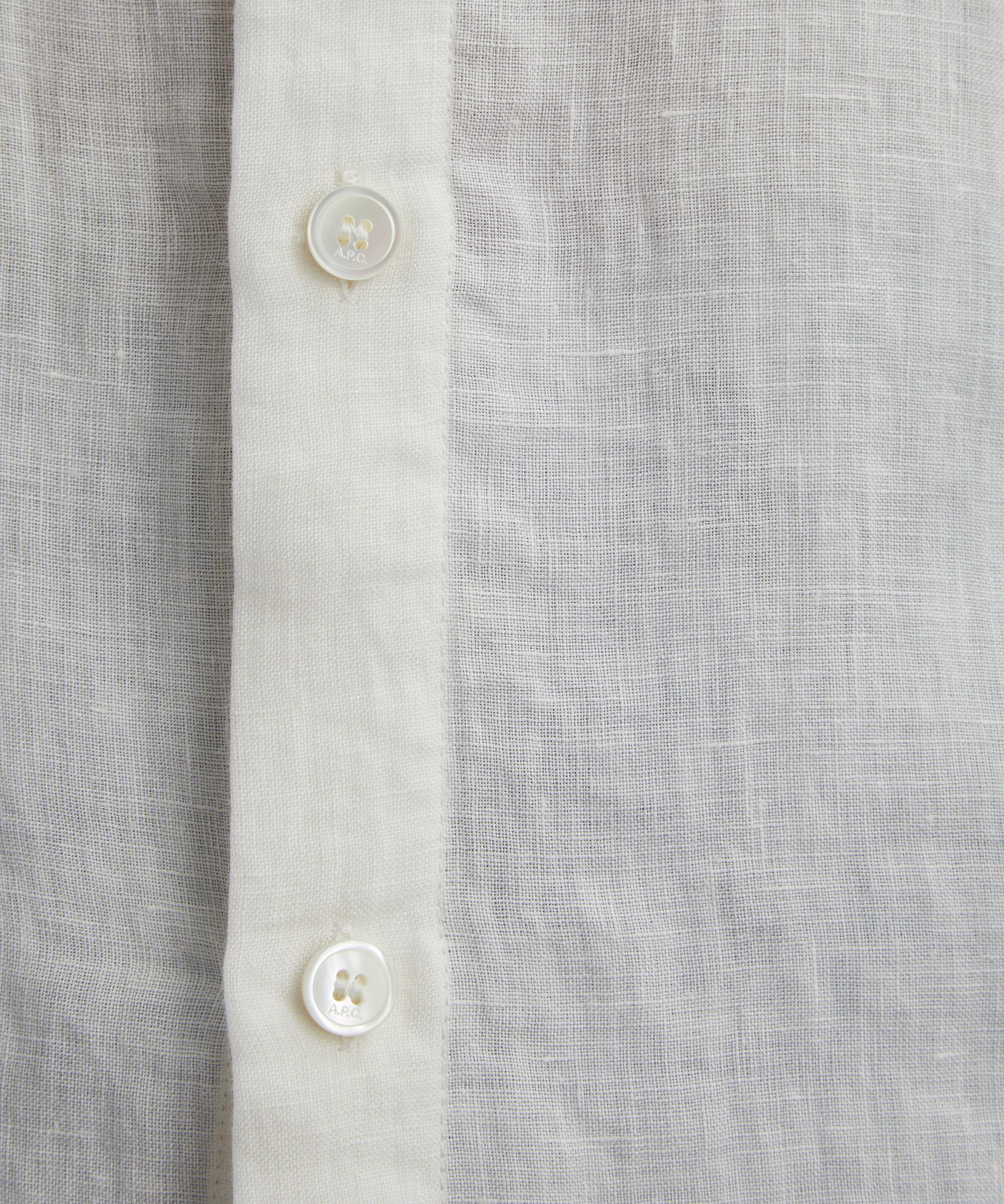 A.P.C. - Off-White Bellini Linen Shirt image number 4