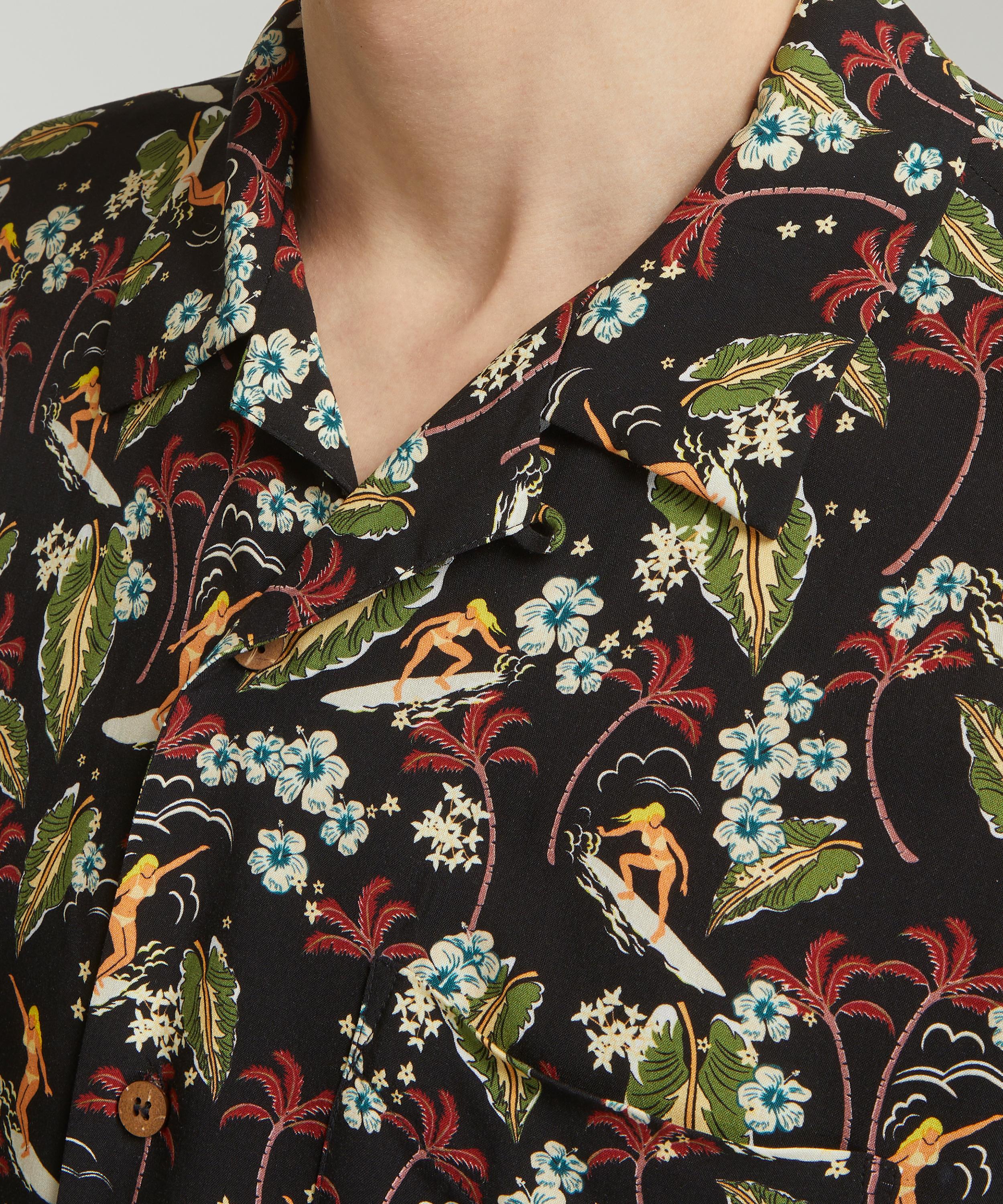 A.P.C. - Lloyd Short-Sleeve Hawaiian Shirt image number 4