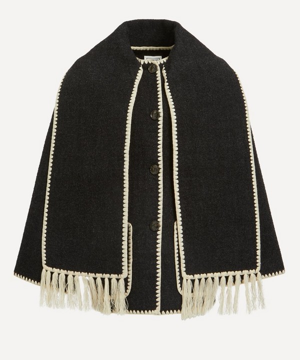 Toteme - Embroidered Scarf Jacket 