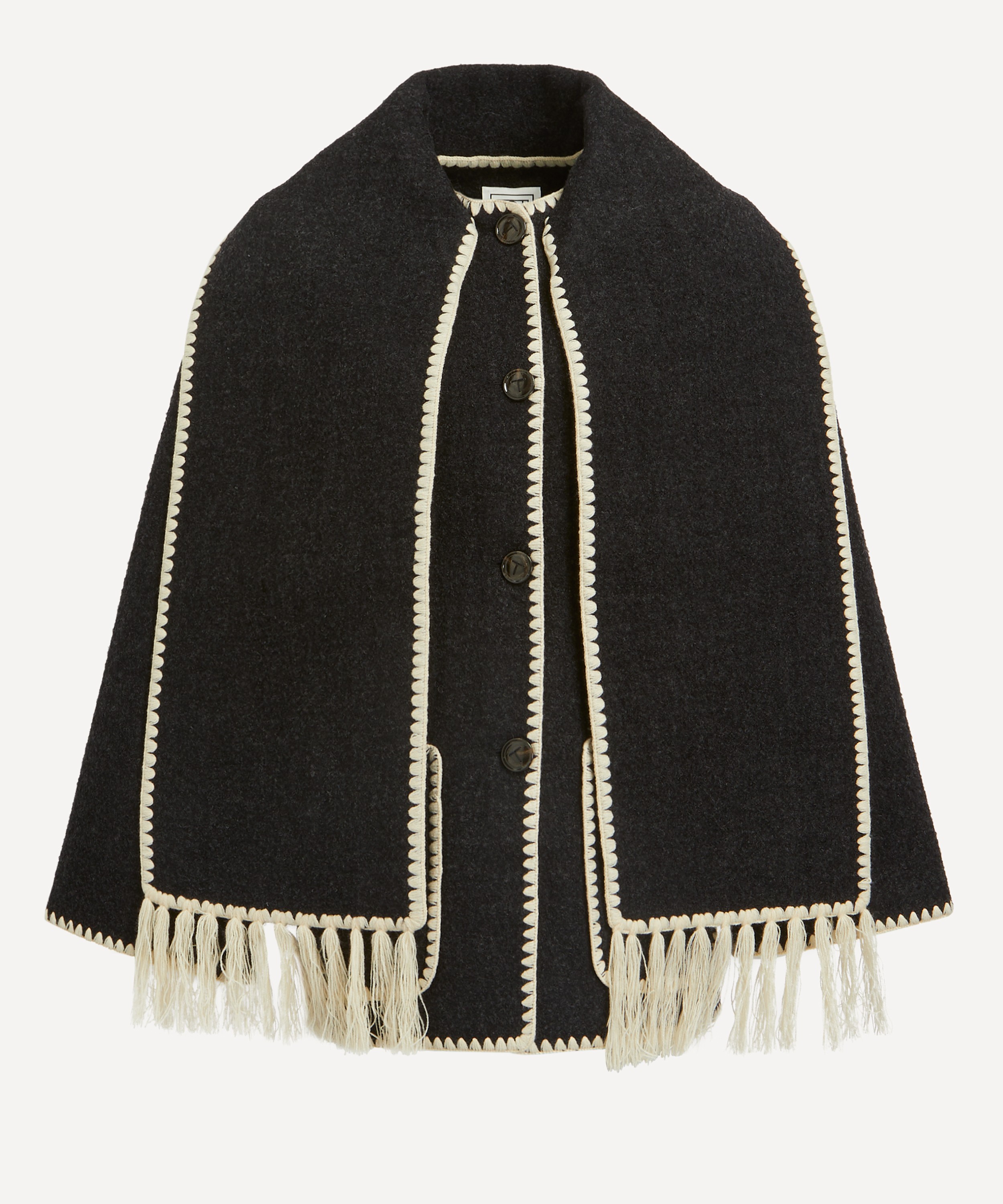 Toteme Embroidered Scarf Jacket | Liberty