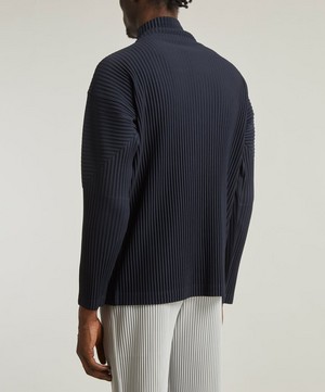 HOMME PLISSÉ ISSEY MIYAKE - Core Pleated High-Neck Top image number 3
