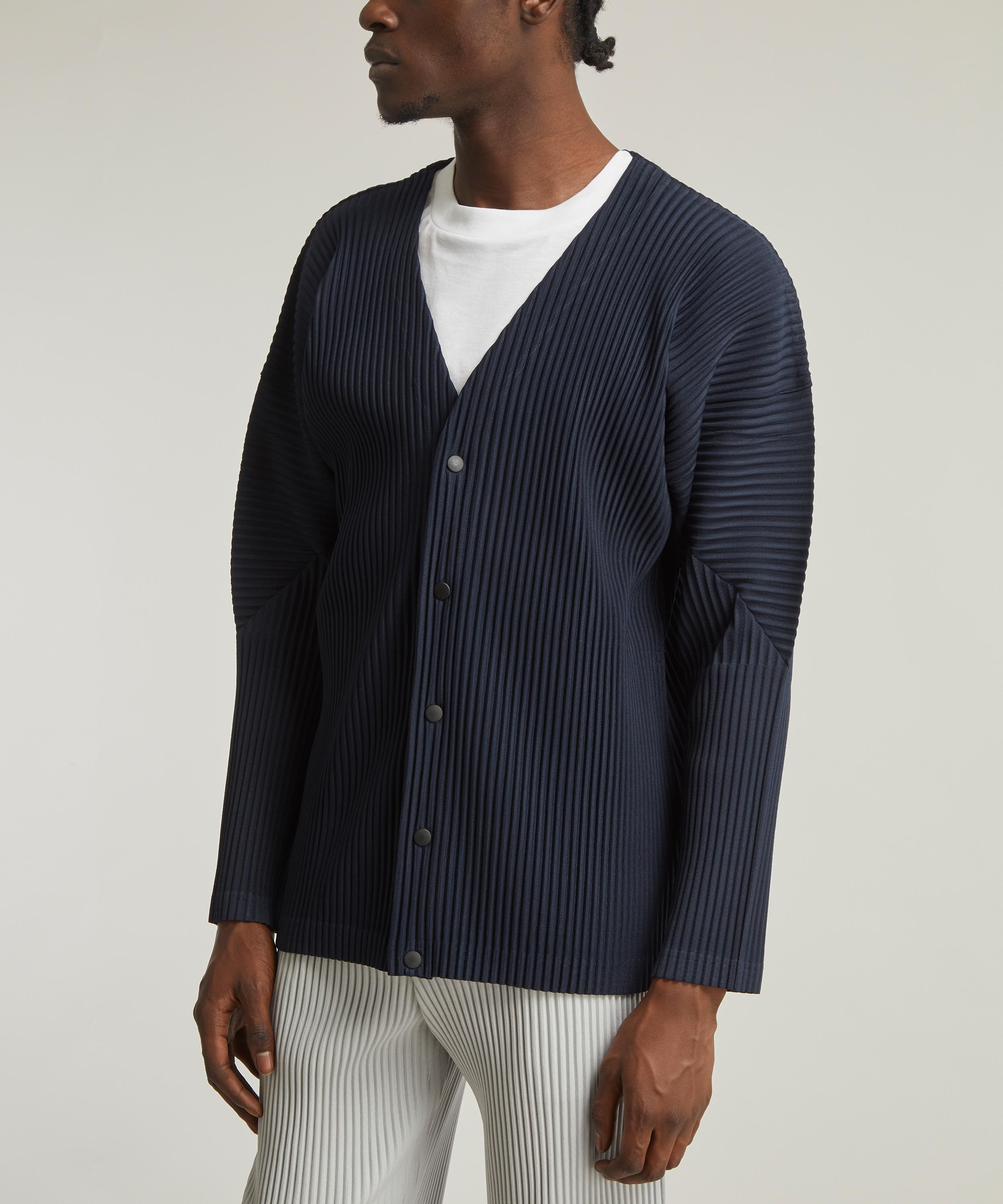 HOMME PLISSÉ ISSEY MIYAKE Core Pleated V-Neck Cardigan | Liberty 