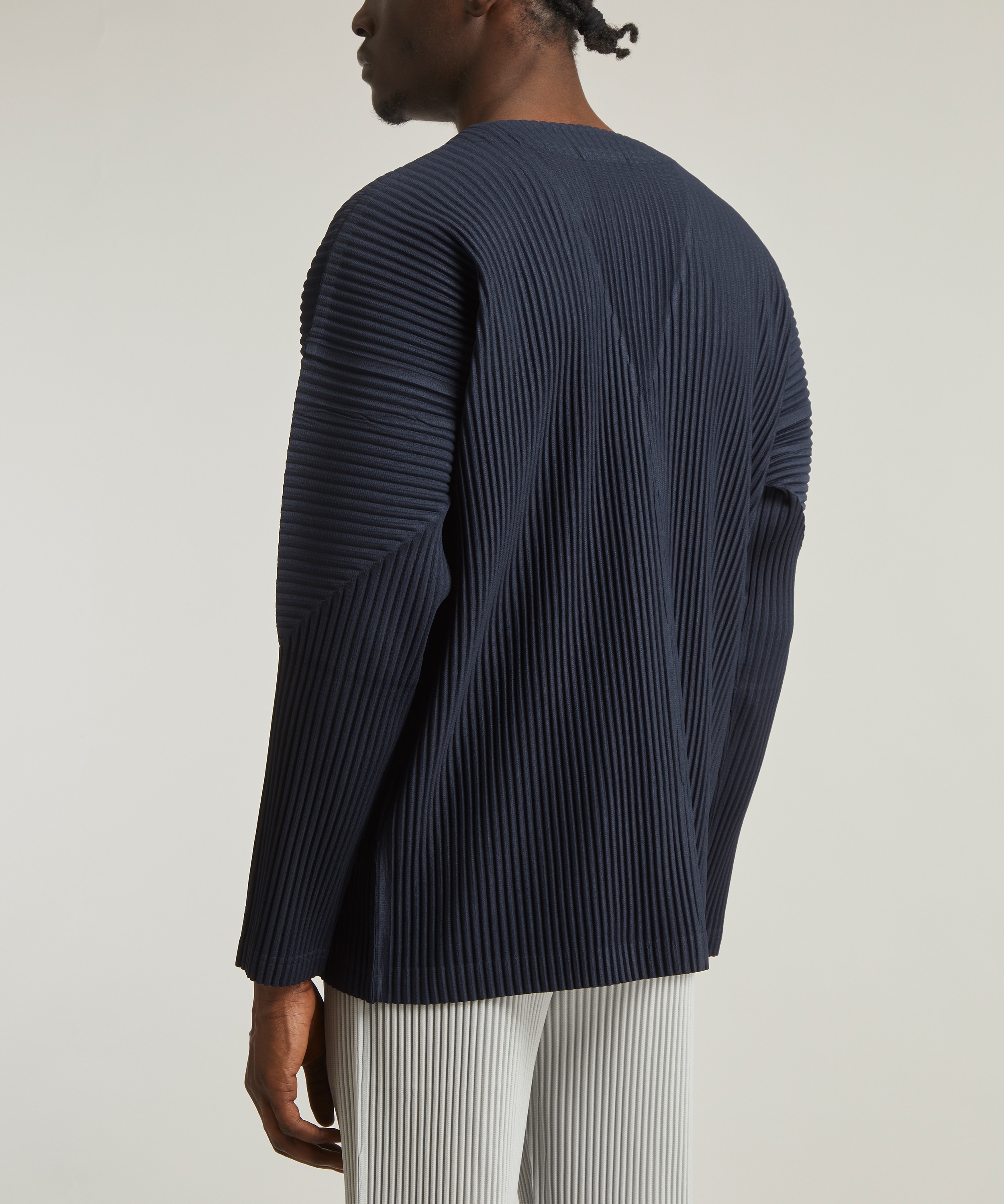 HOMME PLISSÉ ISSEY MIYAKE Core Pleated V-Neck Cardigan | Liberty 