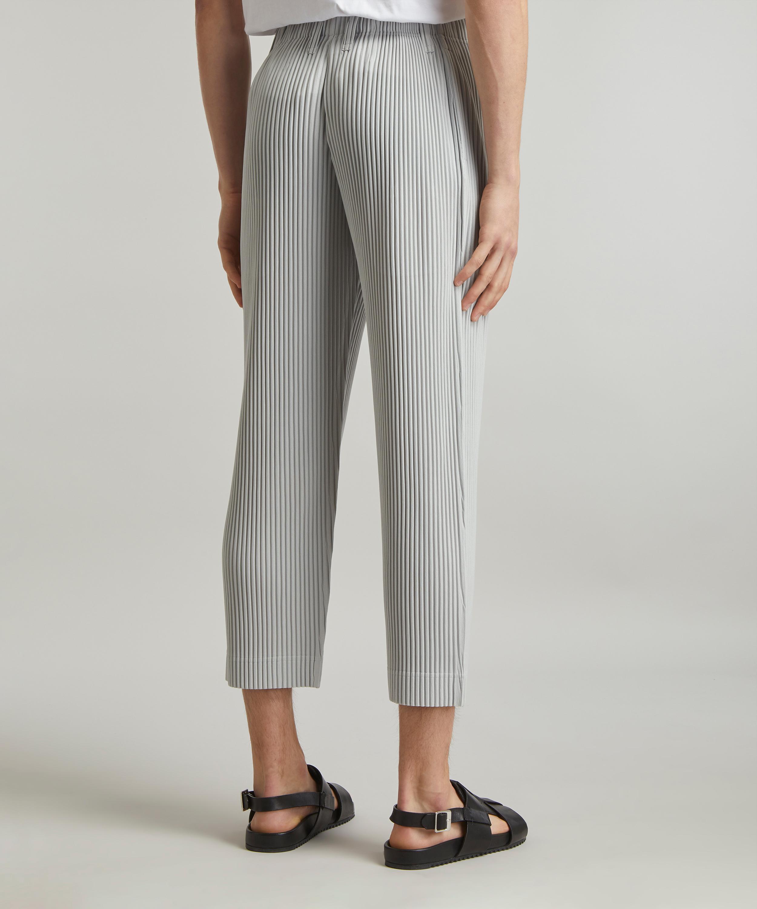 Pleated Straight Leg Trouser