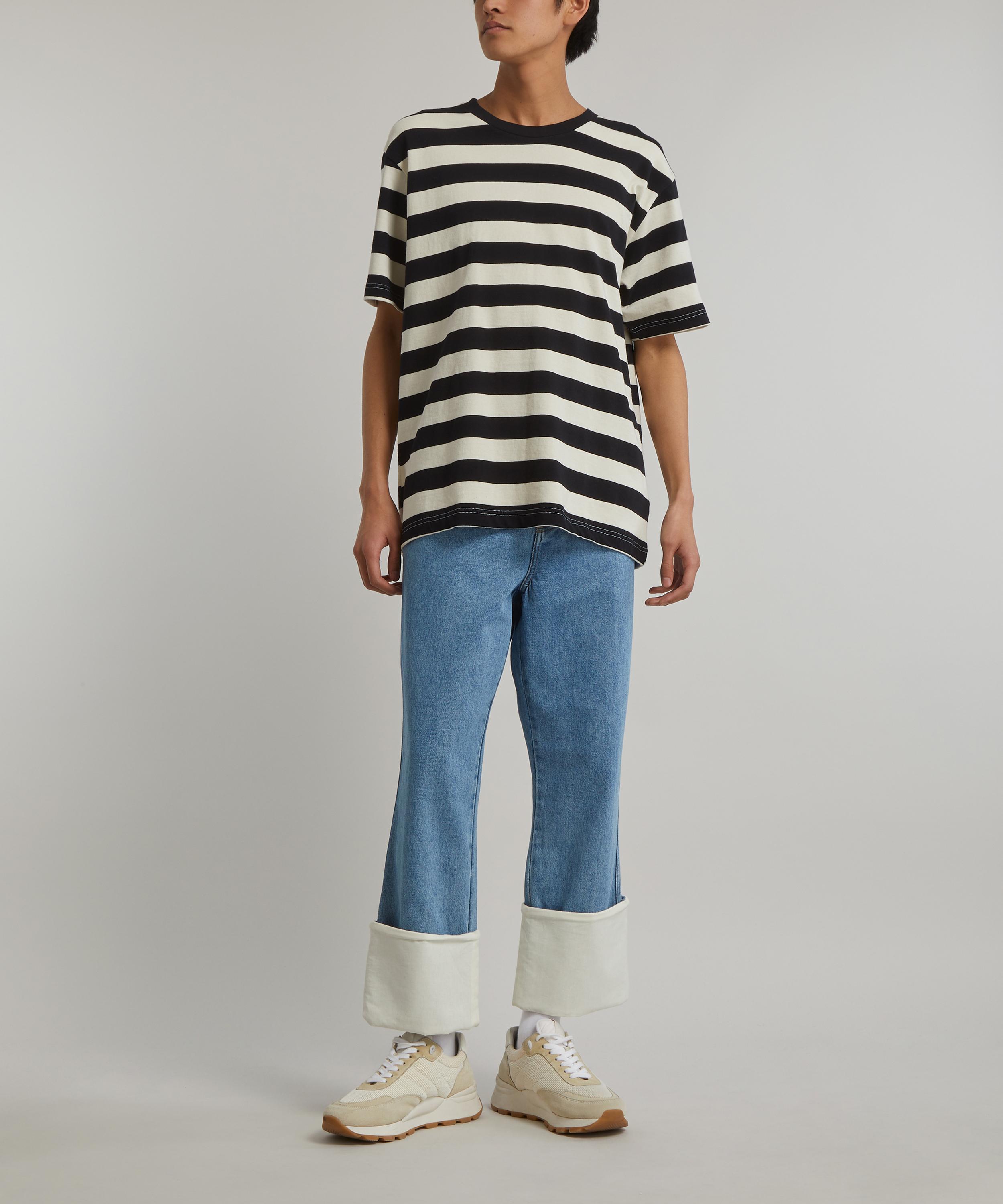 Nudie Jeans Uno Everyday Block Stripe T-Shirt | Liberty