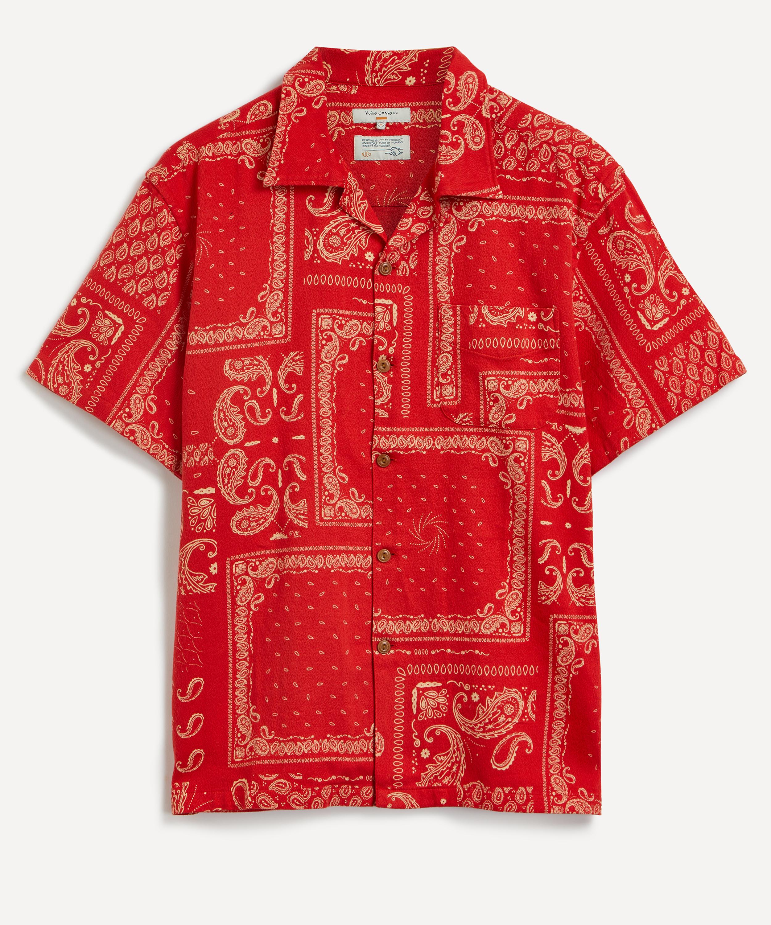Nudie Jeans - Aron Banana Short-Sleeve Shirt image number 0