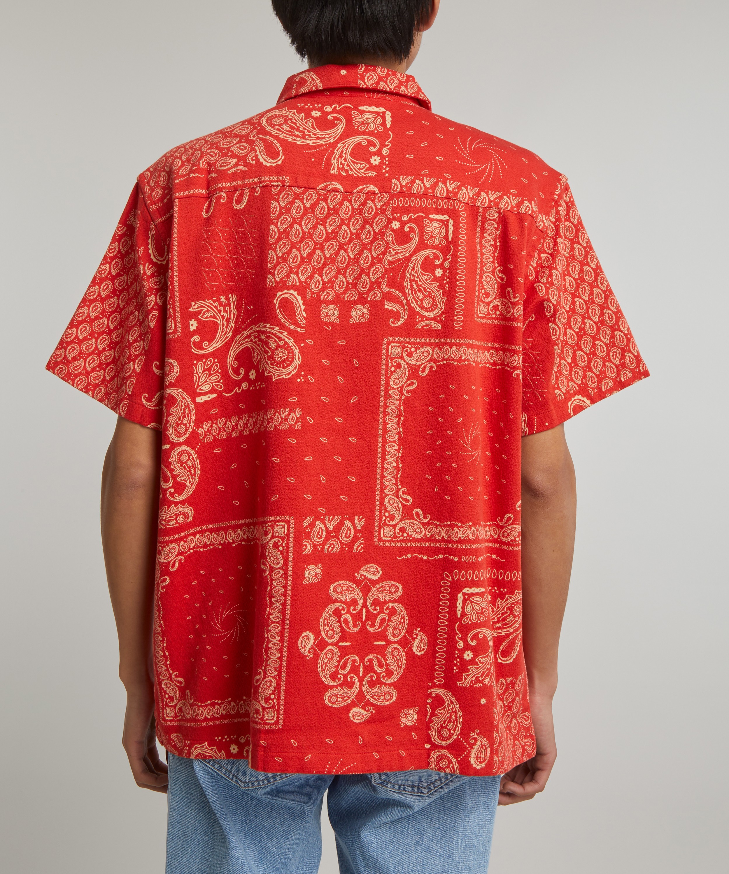 Nudie Jeans Aron Bandana Shirt Red