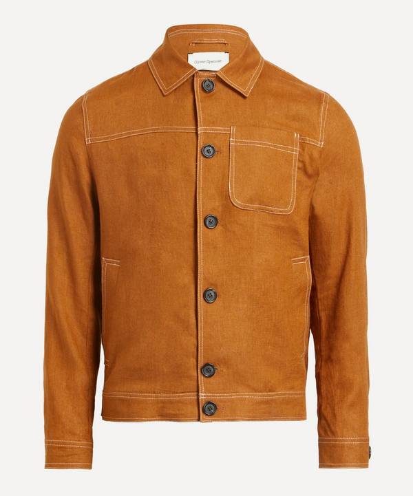 Oliver Spencer - Padworth Orange Buffalo Jacket