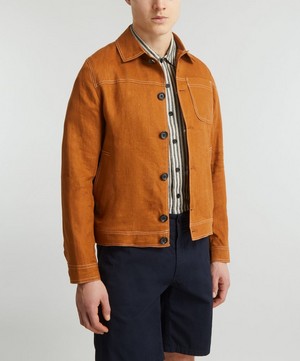 Oliver Spencer - Padworth Orange Buffalo Jacket image number 2