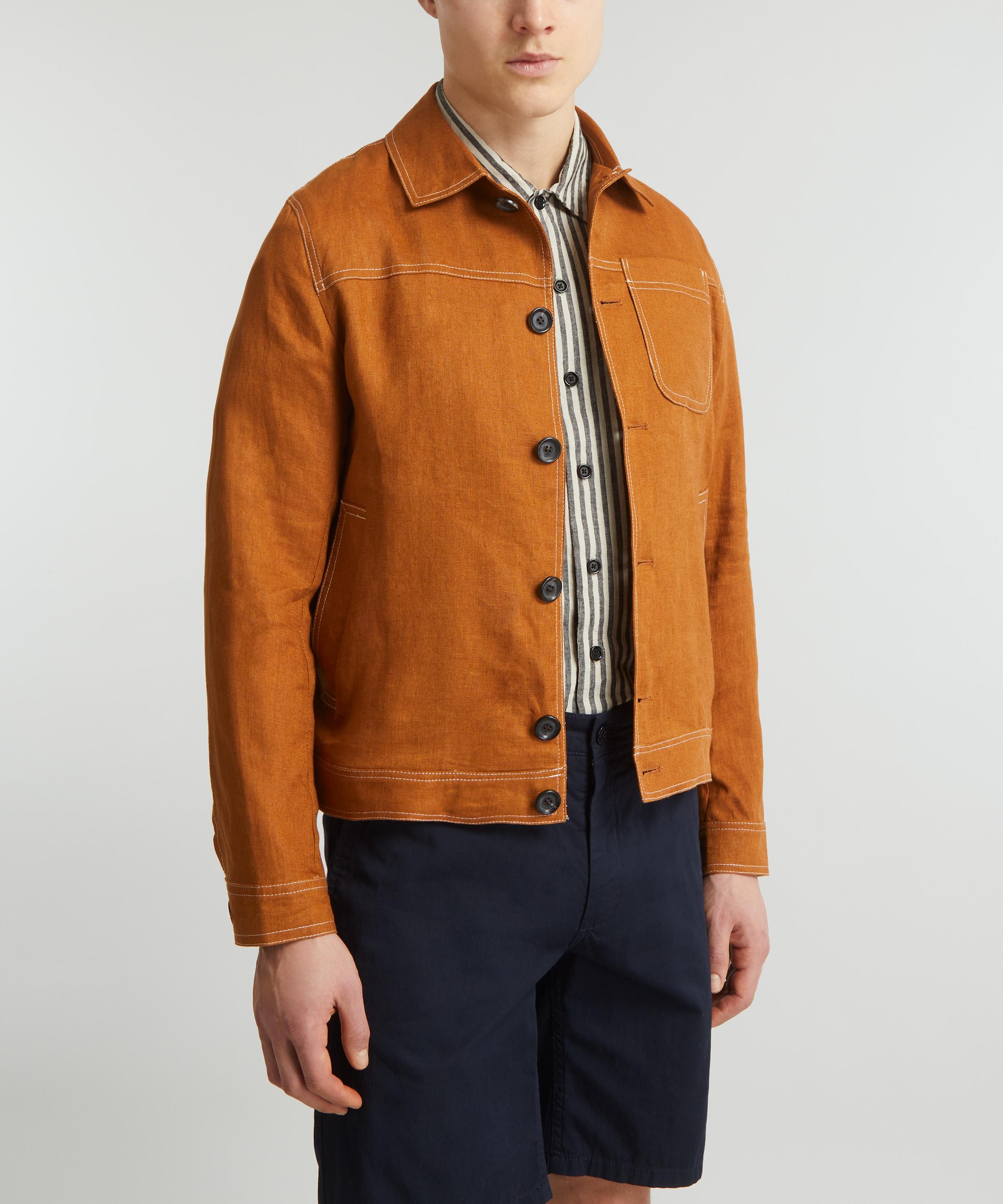 Oliver Spencer Padworth Orange Buffalo Jacket | Liberty