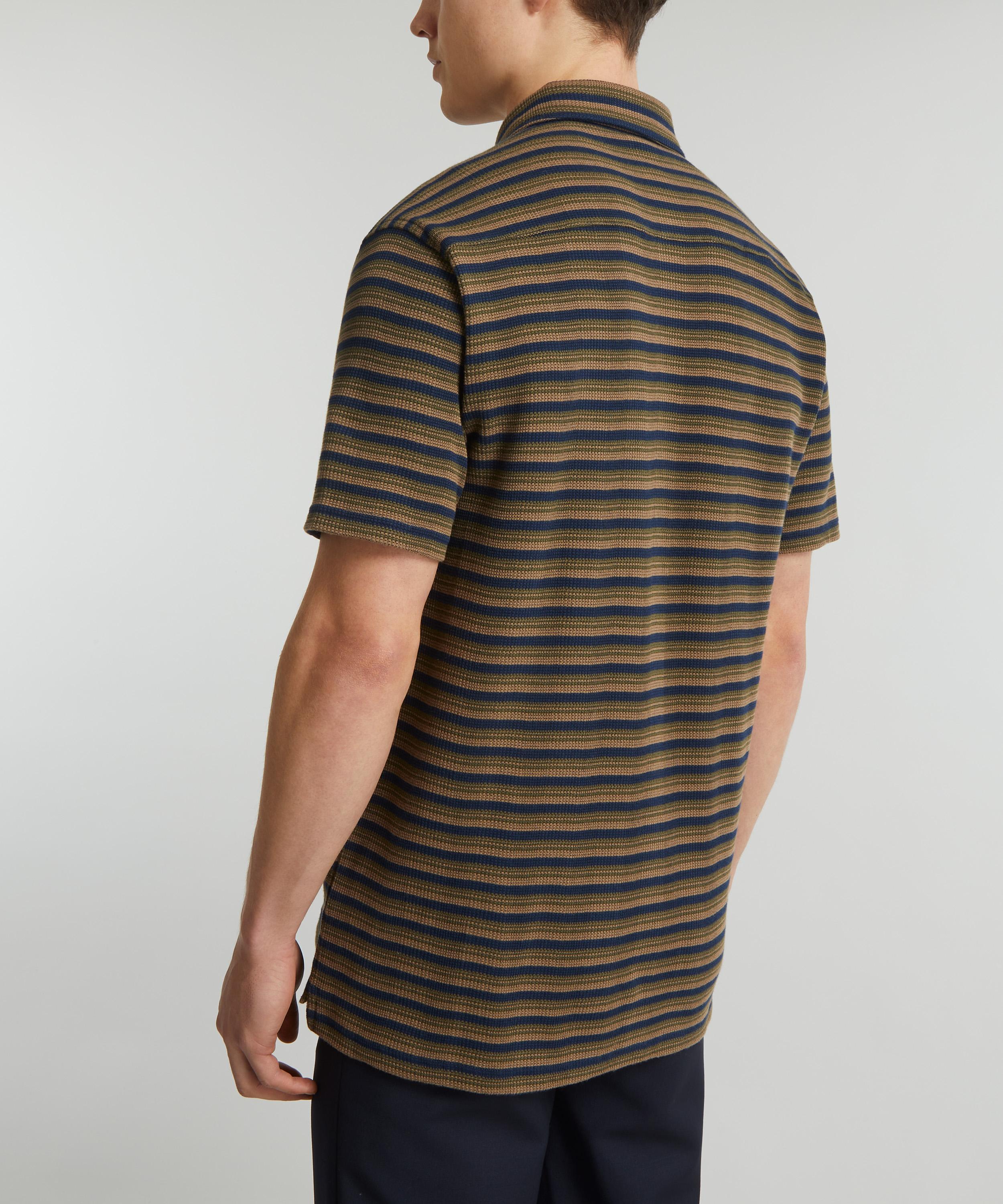 Oliver Spencer - Riviera Short-Sleeve Jersey Braemar Shirt image number 3