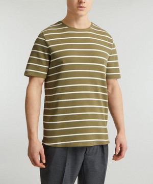 Oliver Spencer - Conduit Montrose Green T-Shirt image number 2