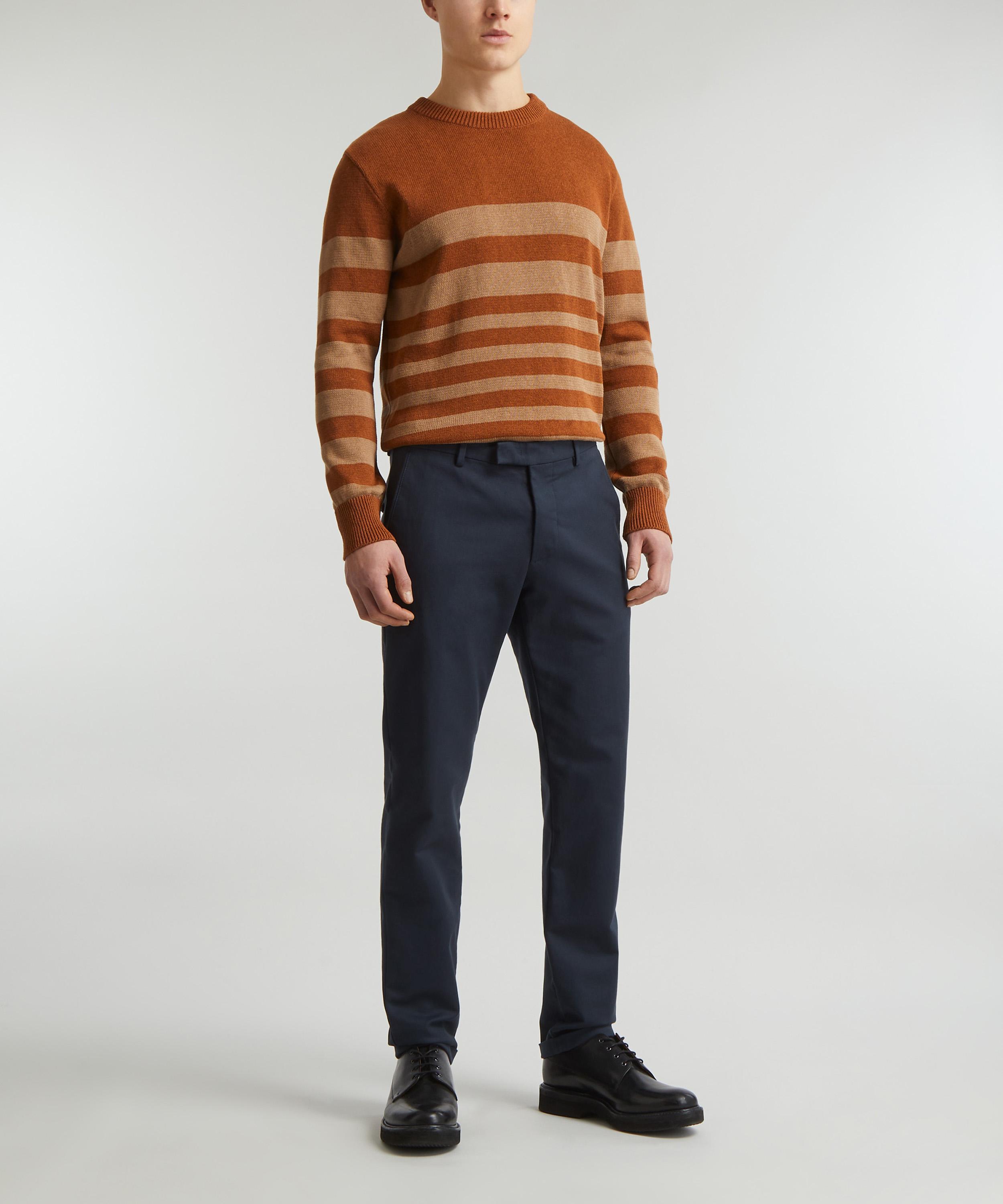 Oliver Spencer - Blenheim Turner Orange Jumper image number 1