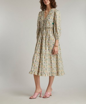 Horror Vacui - Amelia Colombe Study Tana Lawn Cotton Dress image number 2