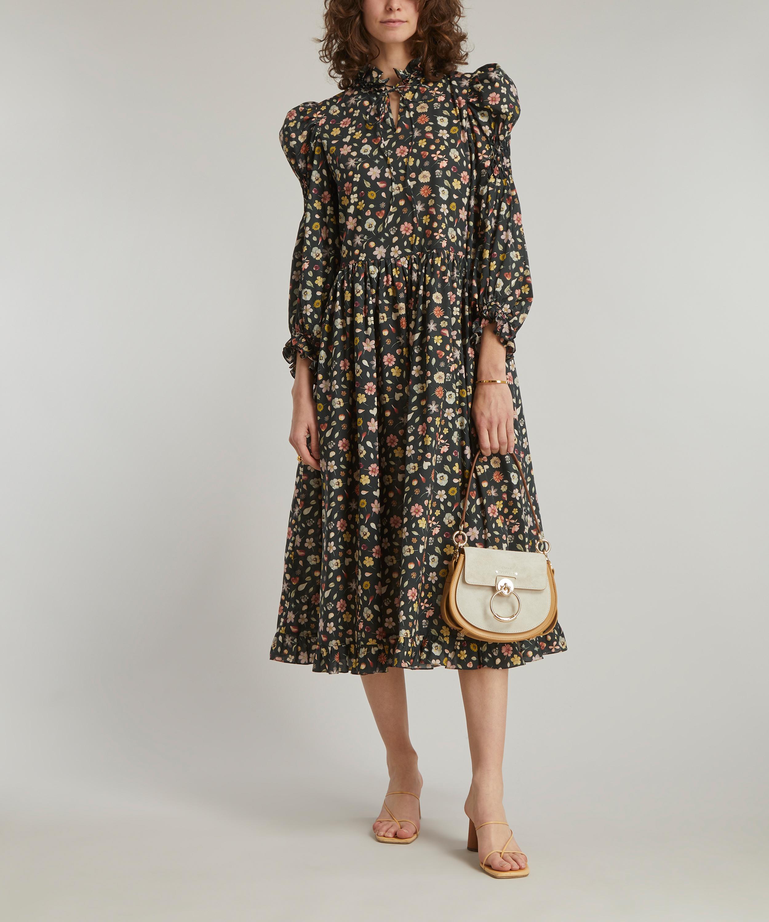 Horror Vacui - Yuzuki Phyls Flower Tana Lawn Cotton Dress image number 1