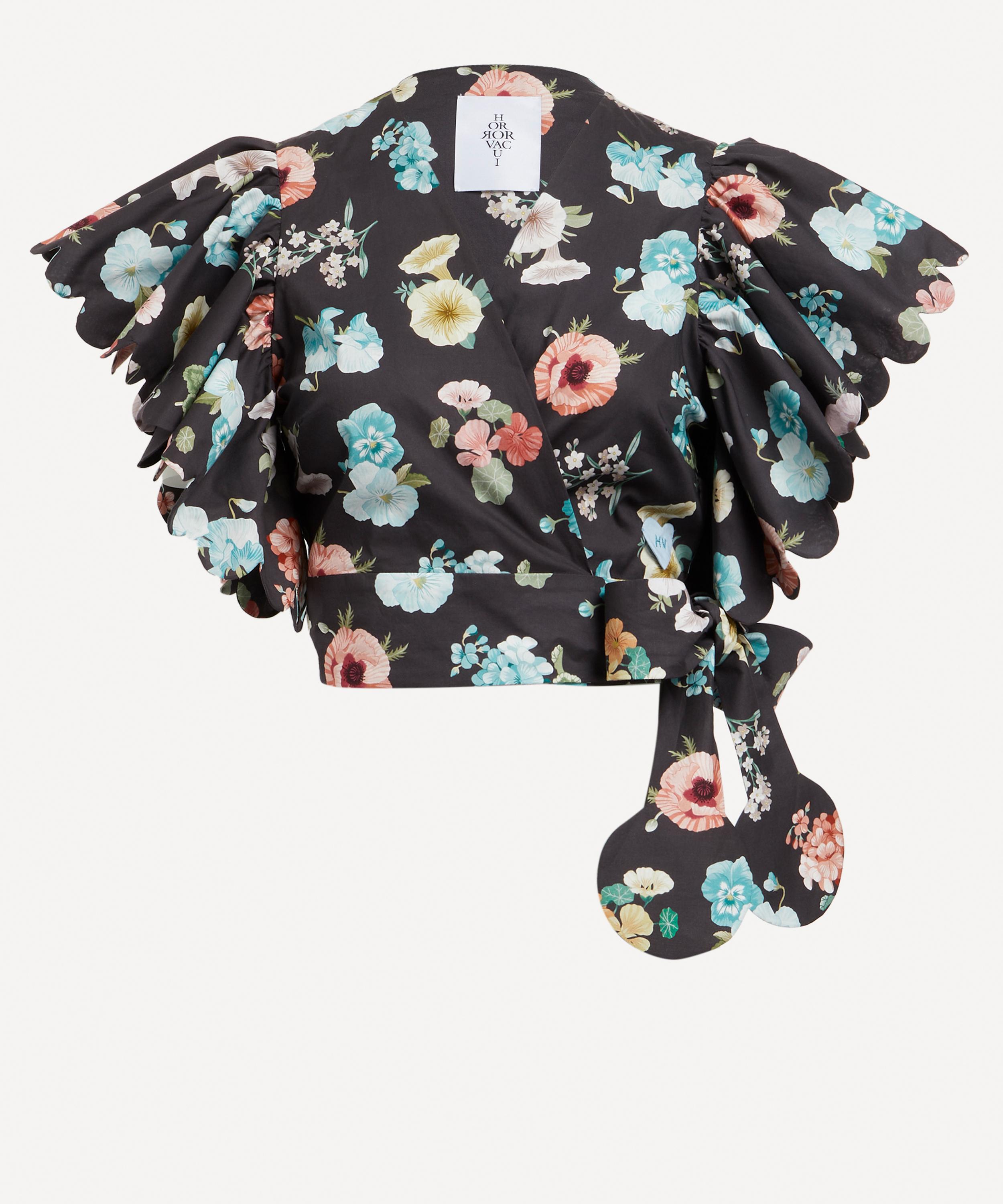 Horror Vacui - Arianna Mrs Gardener Tana Lawn™ Cotton Crop-Top image number 0