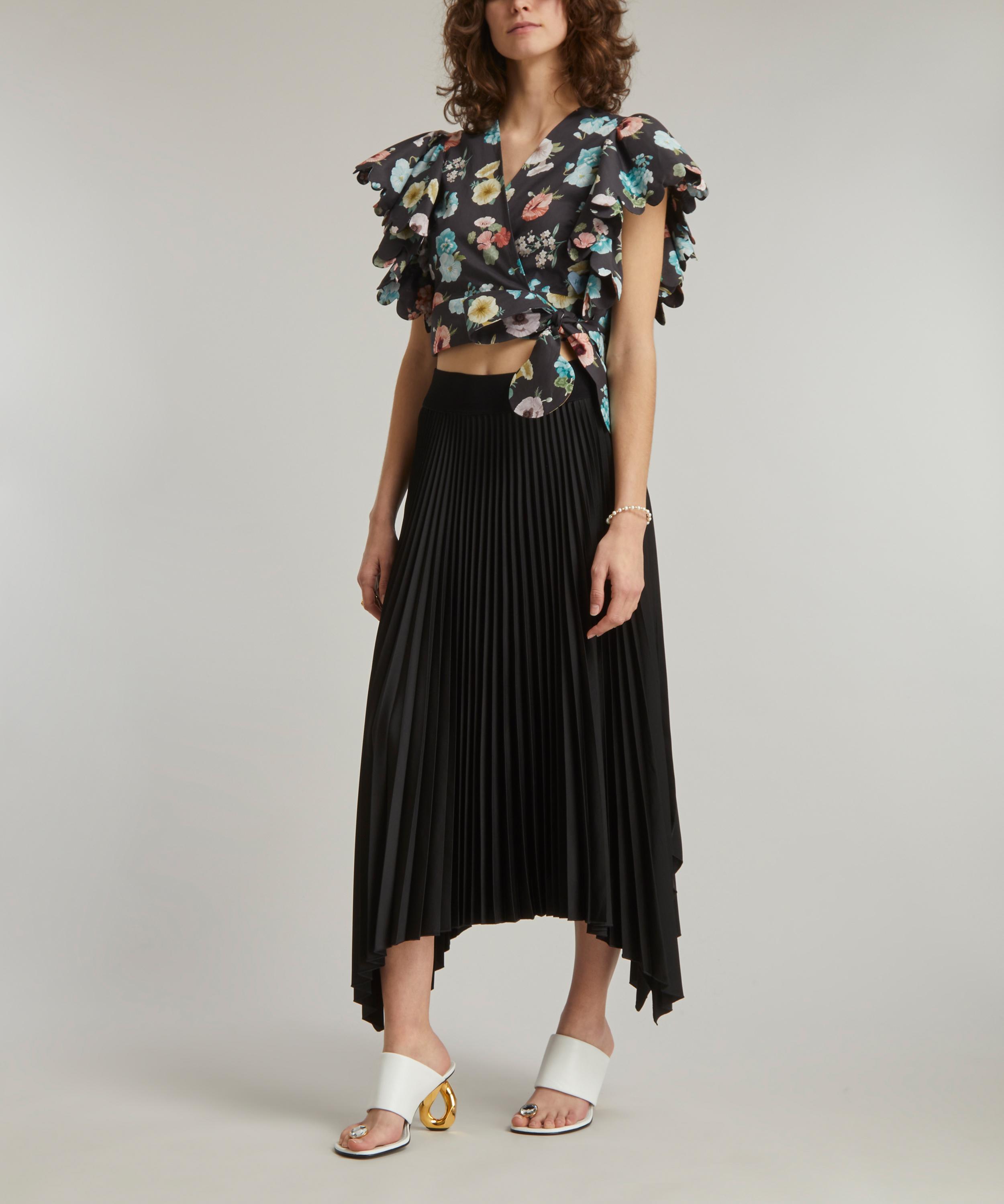Horror Vacui - Arianna Mrs Gardener Tana Lawn™ Cotton Crop-Top image number 1