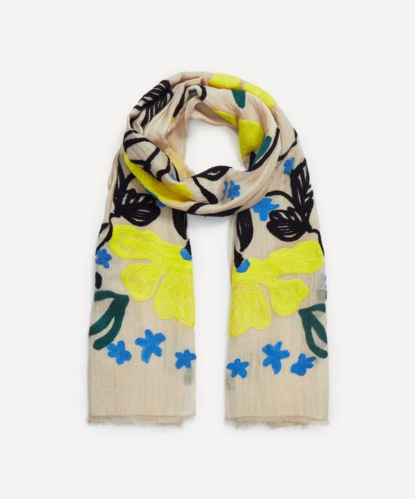 Paul Smith - Sea Floral Scarf image number 0