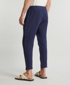 Marané - Elasticated Linen Trousers image number 3