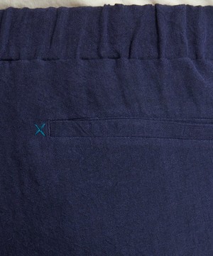 Marané - Elasticated Linen Trousers image number 4